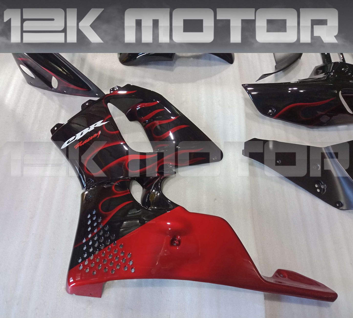 Flame Design Fairing Fit HONDA CBR900RR 1992 1993 1994 1995
