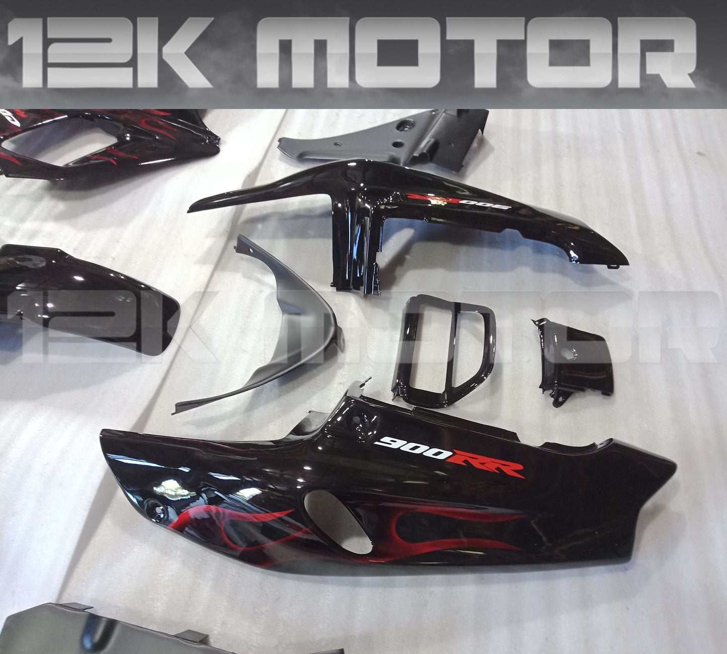 Flame Design Fairing Fit HONDA CBR900RR 1992 1993 1994 1995