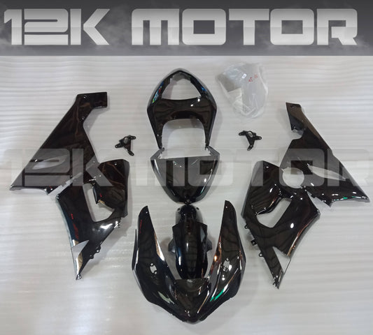For KAWASAKI ZX6R Black Fairing Kit 2005 2006
