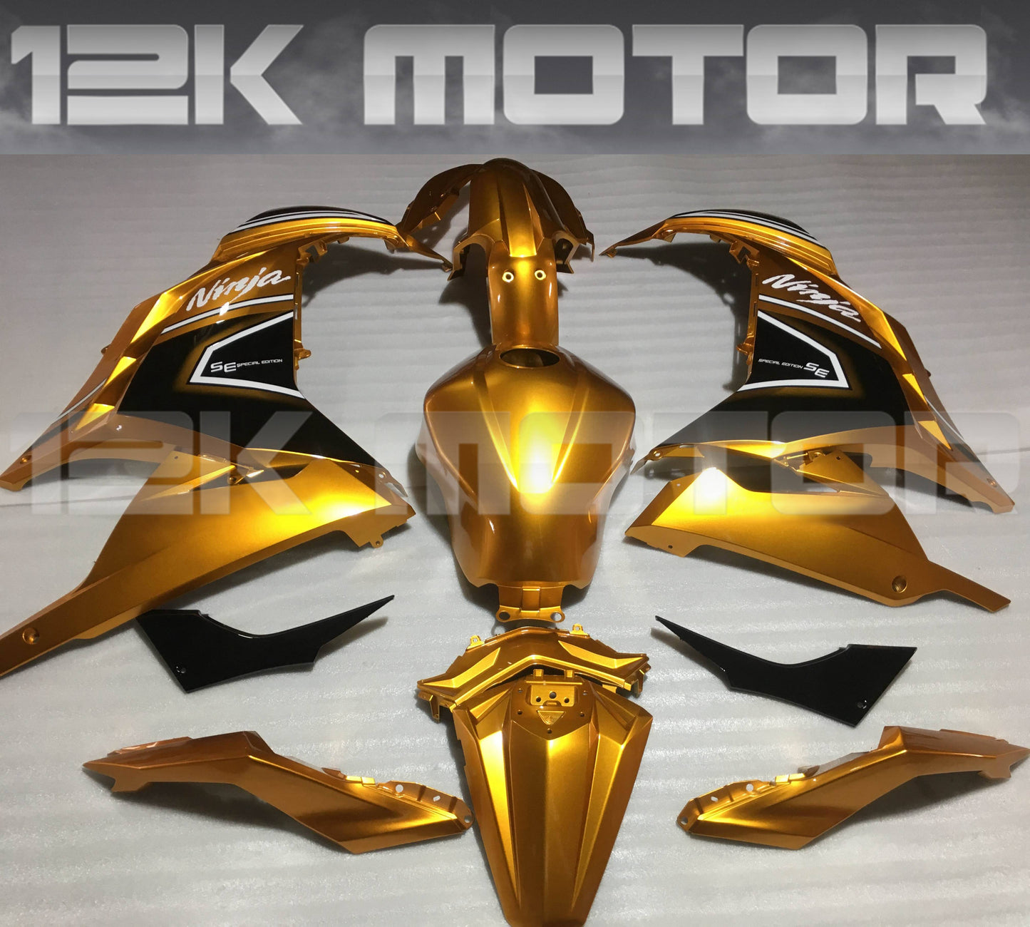 Gold Design Ninja300 Color Fairing Kit For Kawasaki Ninja 300 Fairing