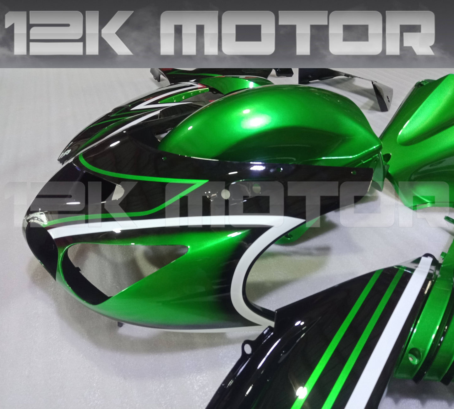Green Black Fairing Kit For KAWASAKI ZX-14R 2006 -2011