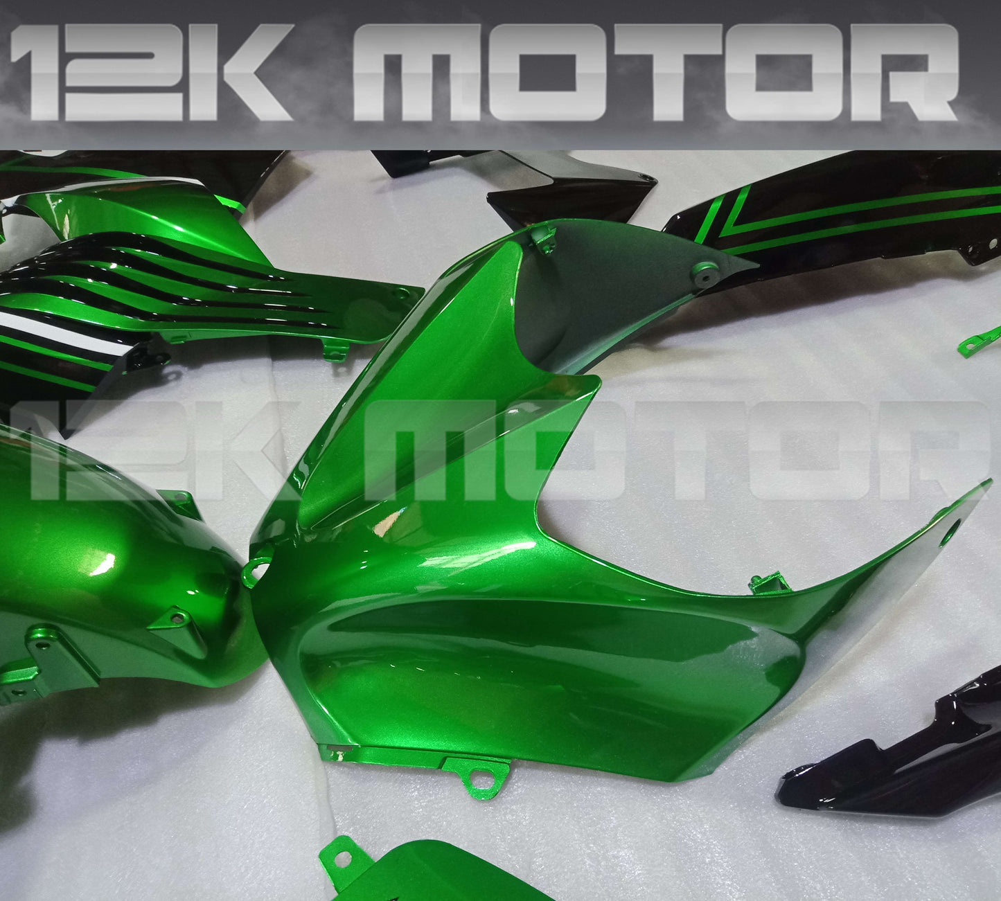 Green Black Fairing Kit For KAWASAKI ZX-14R 2006 -2011