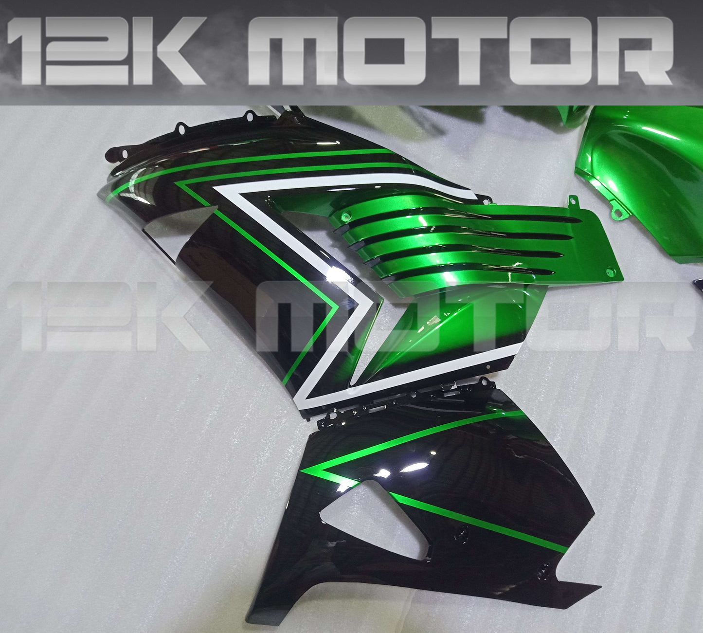 Green Black Fairing Kit For KAWASAKI ZX-14R 2006 -2011