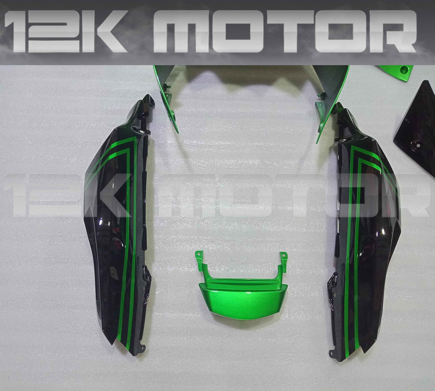Green Black Fairing Kit For KAWASAKI ZX-14R 2006 -2011