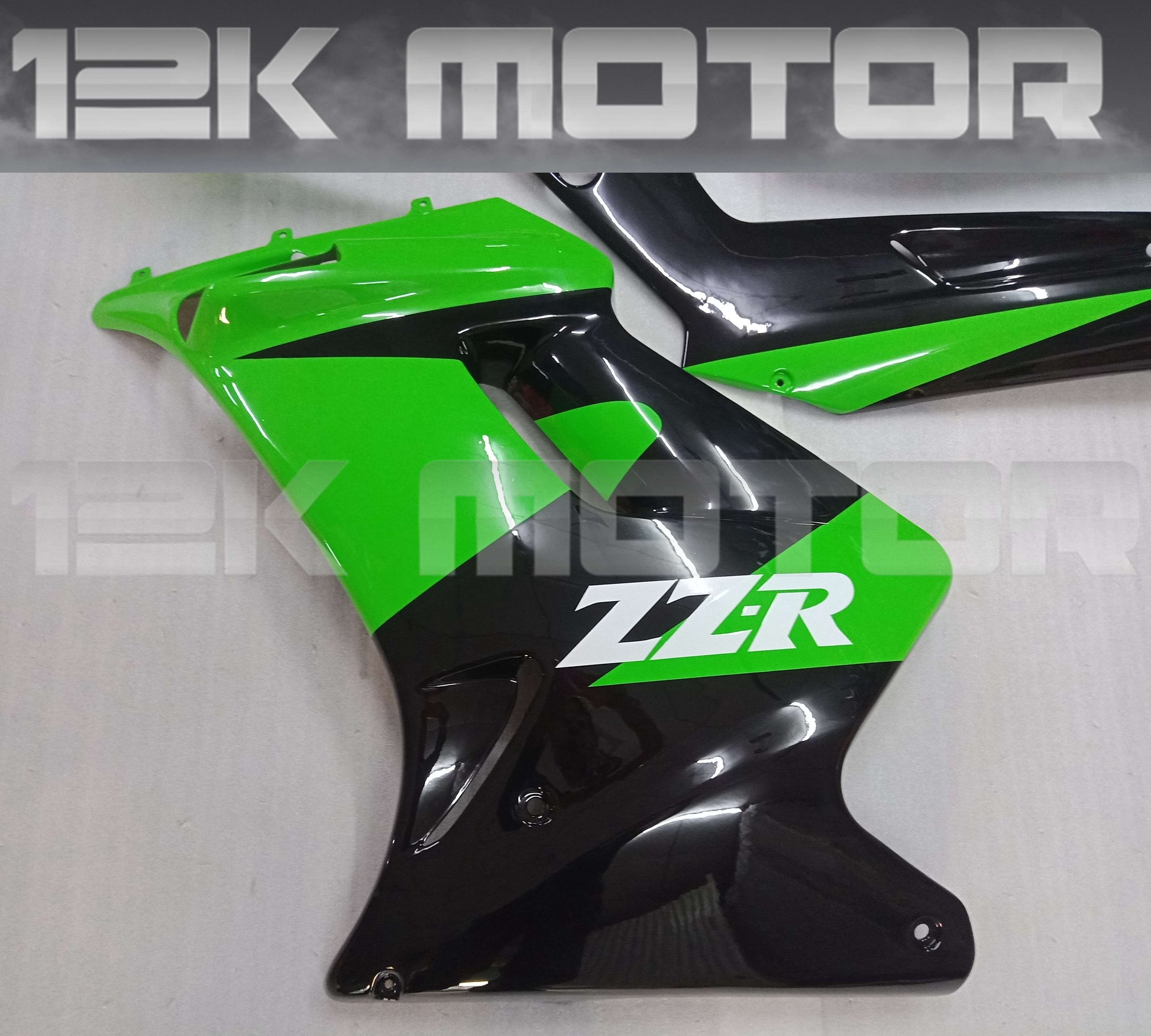 Green Black Fairing Kit For KAWASAKI ZZR250 1990 to 2007