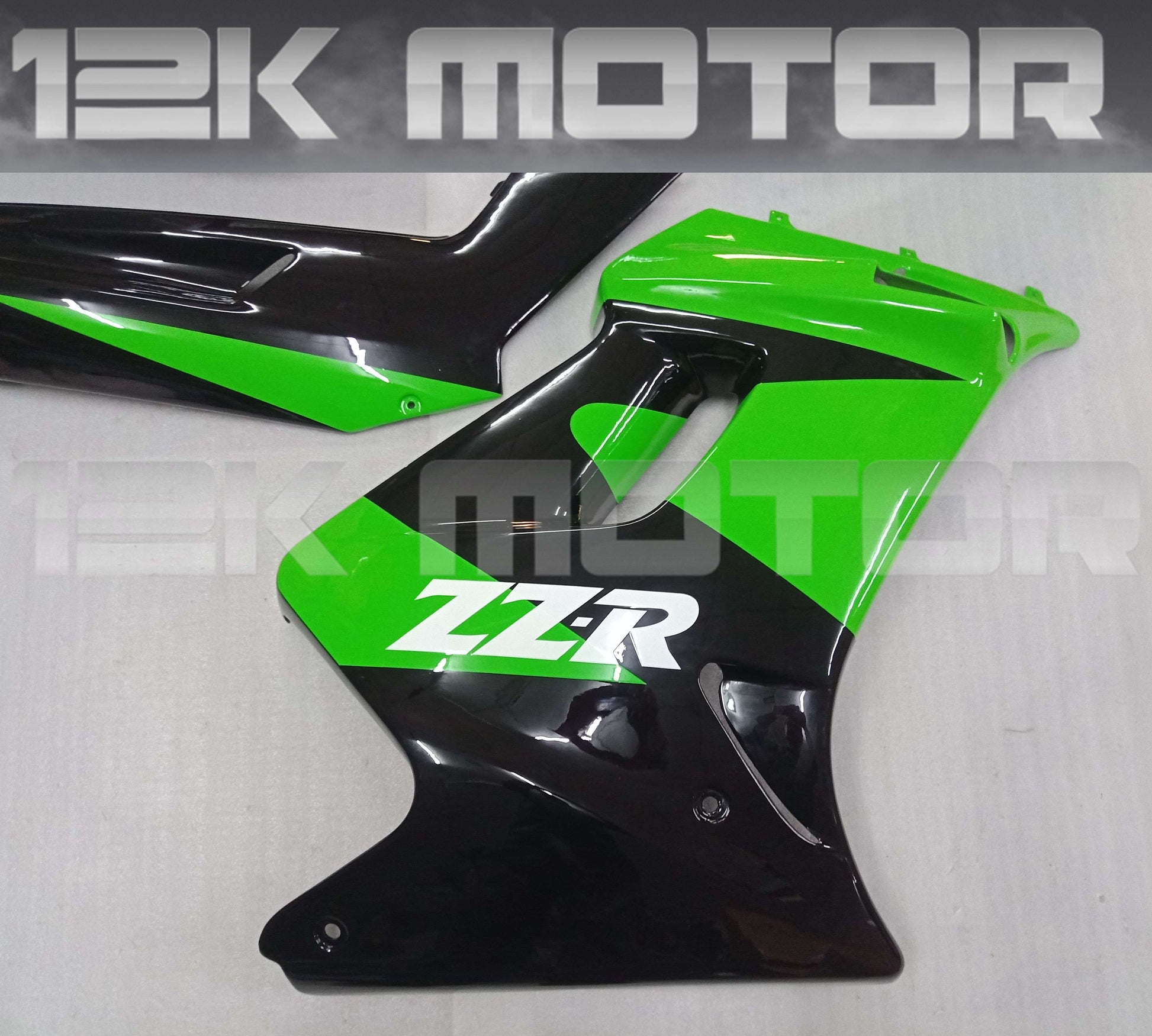 Green Black Fairing Kit For KAWASAKI ZZR250 1990 to 2007