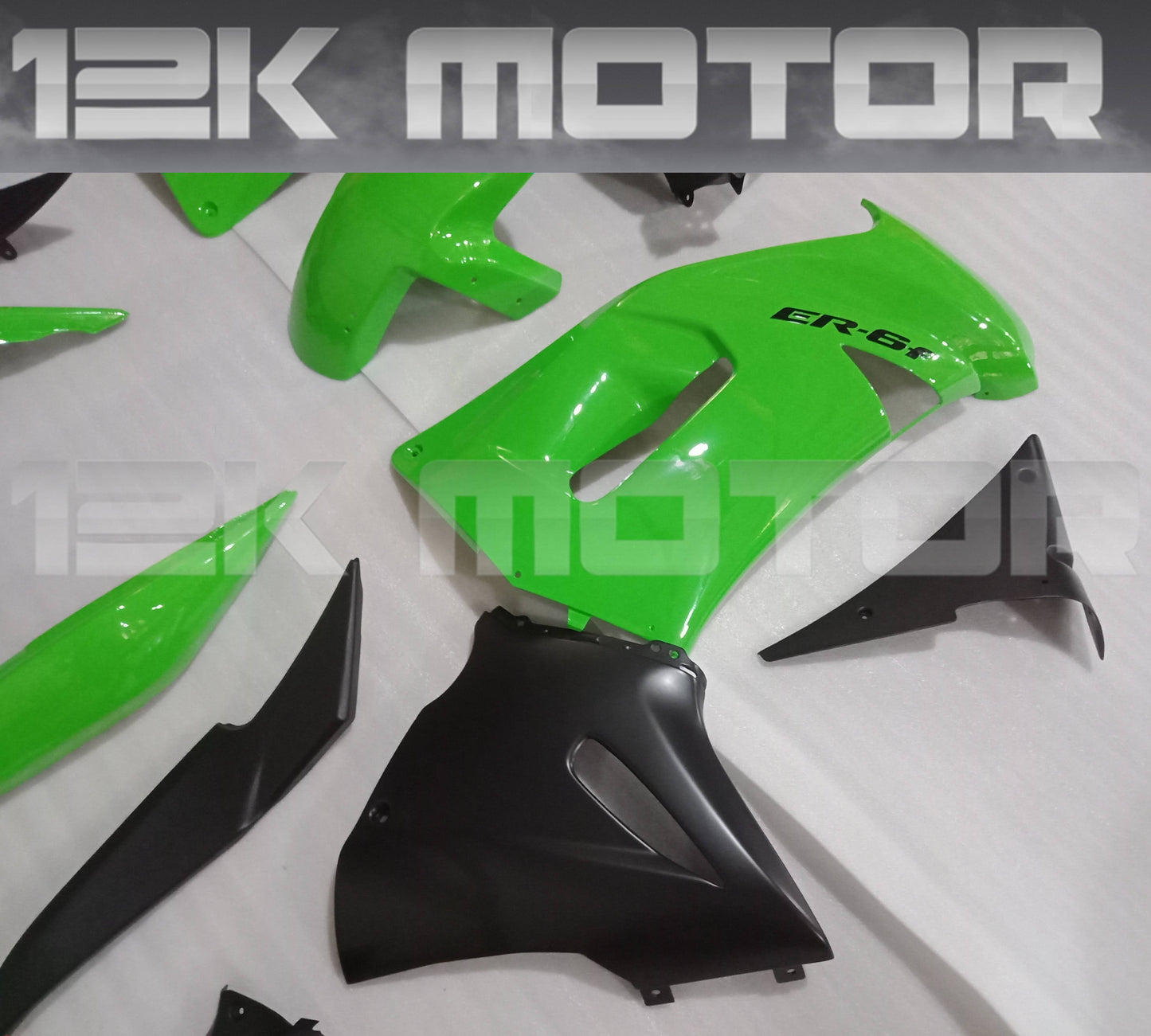 Green Fairing Kit For KAWASAKI ER6F 2006 2007 2008