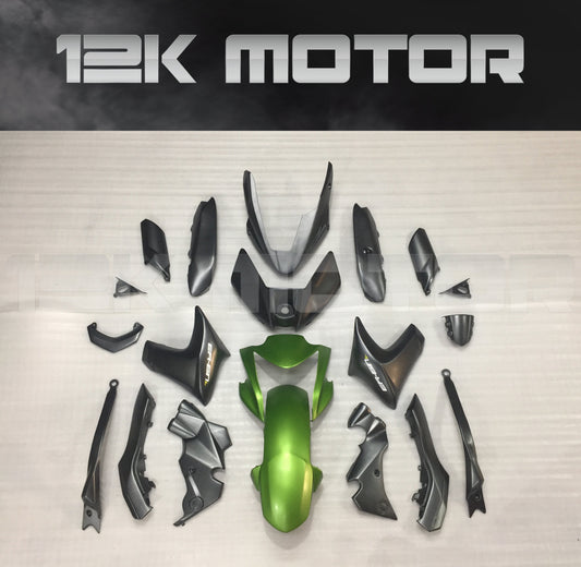 Green Fairing Kit For KAWASAKI  ER6N 2010 2011 2012 2013 2014 2015