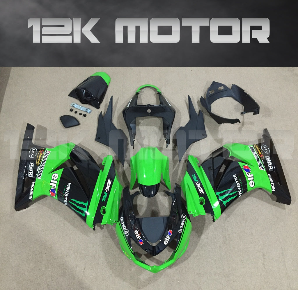 Green Monster Fairing Kit for Kawasaki Ninja 250 Fairings EX250 2008 2009 2010 2011 2012
