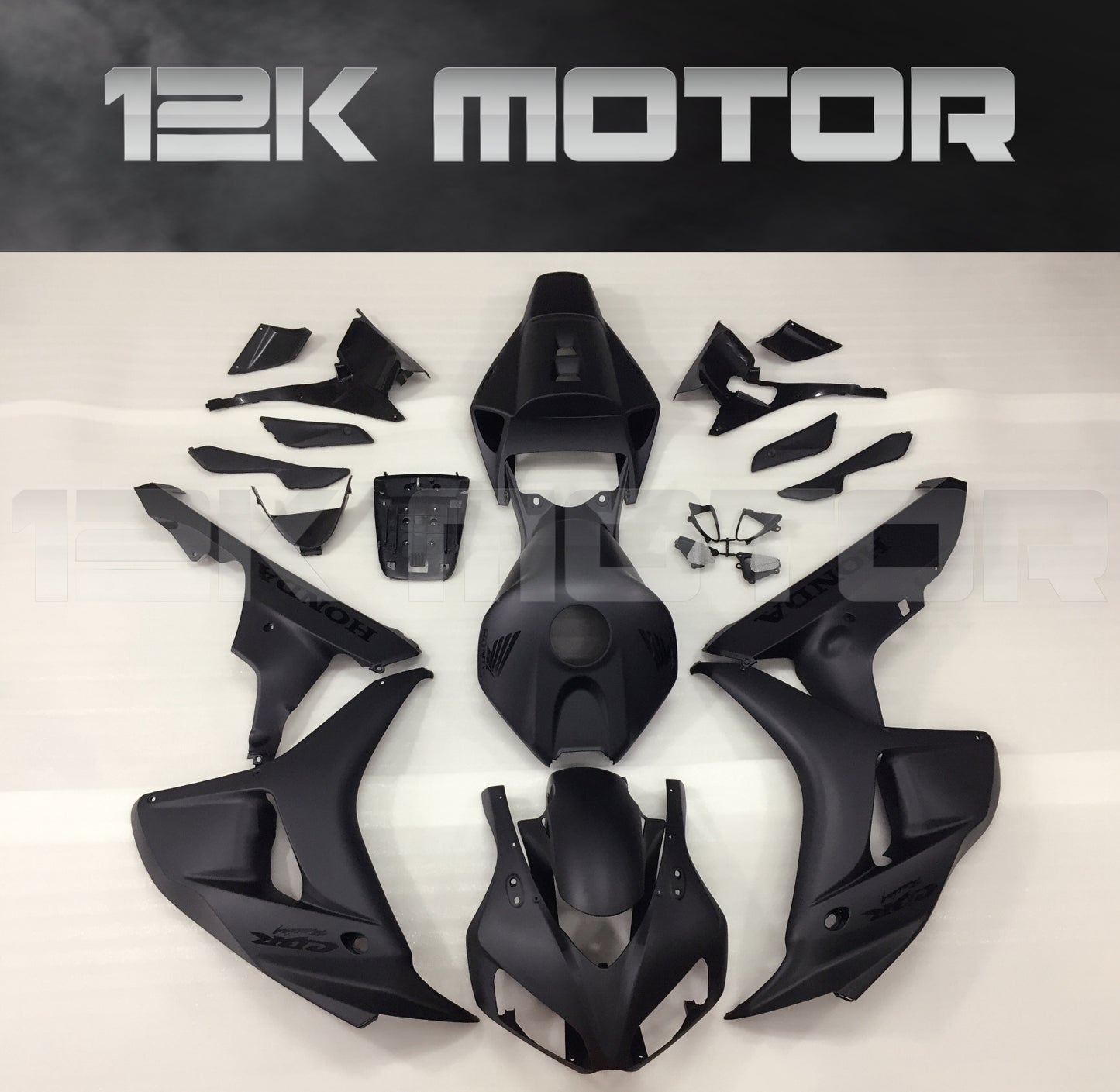 HONDA CBR1000RR 2006 2007 Plain Matt Black Fairing Kits