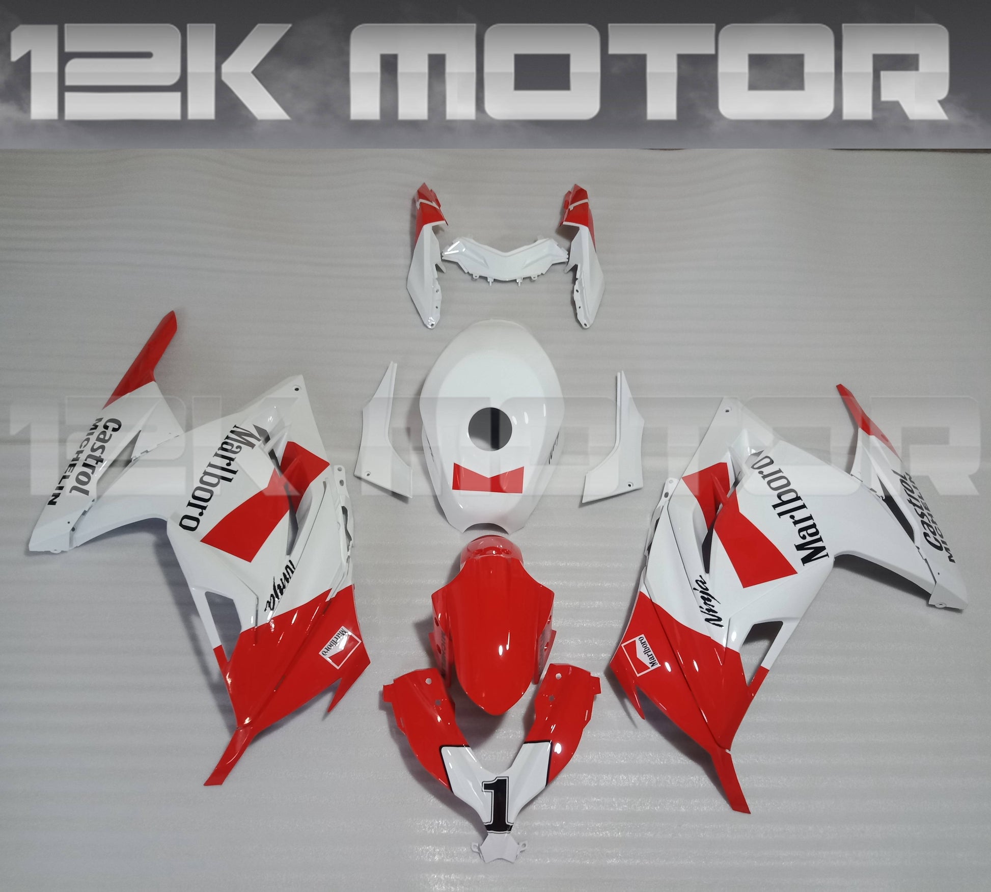 Marlboro Scheme Ninja300 Fairing Kit For Kawasaki Ninja 300 Fairing