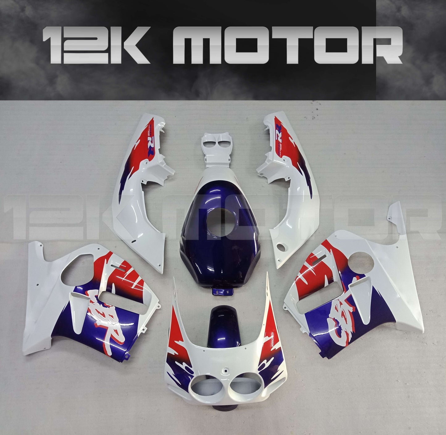 Purple White Red Fairing For HONDA CBR250RR CBR250 MC19 1988 1989