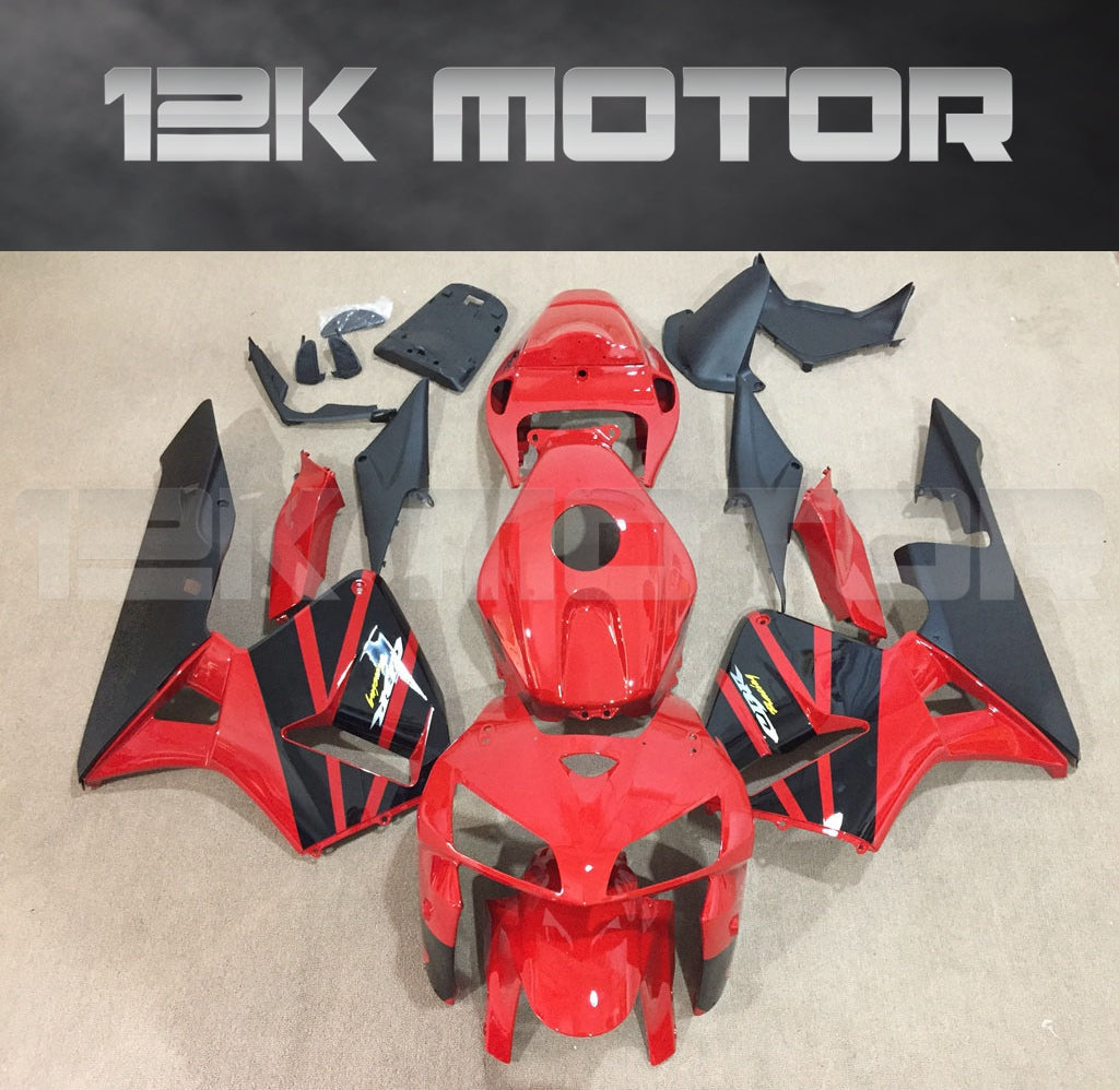 Red and Black design Fairing kits Fit for HONDA CBR600RR 2005 2006 Aftermarket Fairing Kit