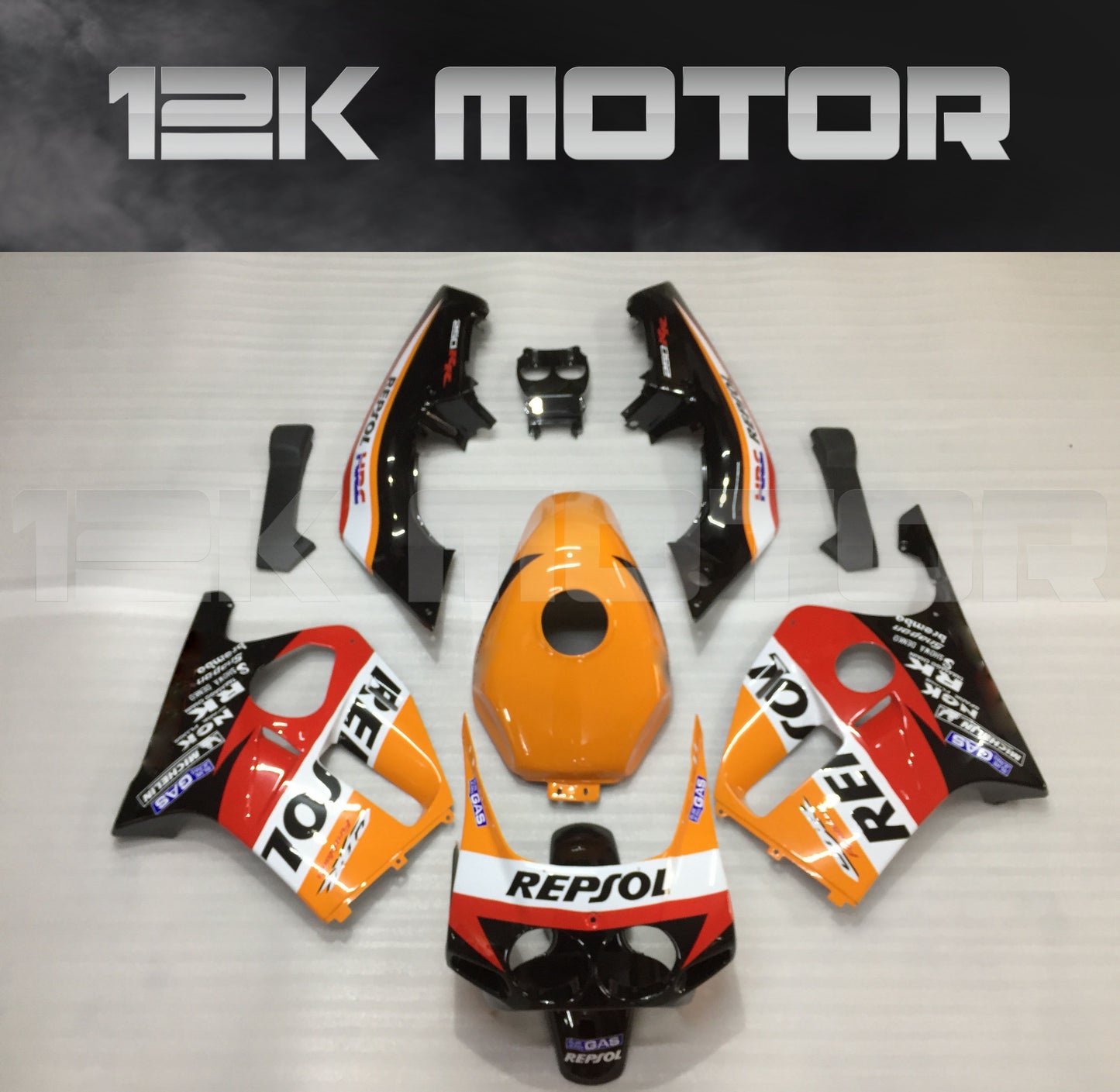 Repsol Bike Fairing Fit For HONDA CBR250RR MC19 1988 1989 Aftermarket Fairing Kit