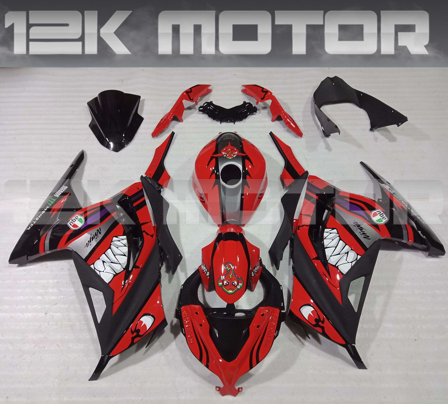 Shark Scheme Ninja300 Fairing Kit For Kawasaki Ninja 300 Fairing