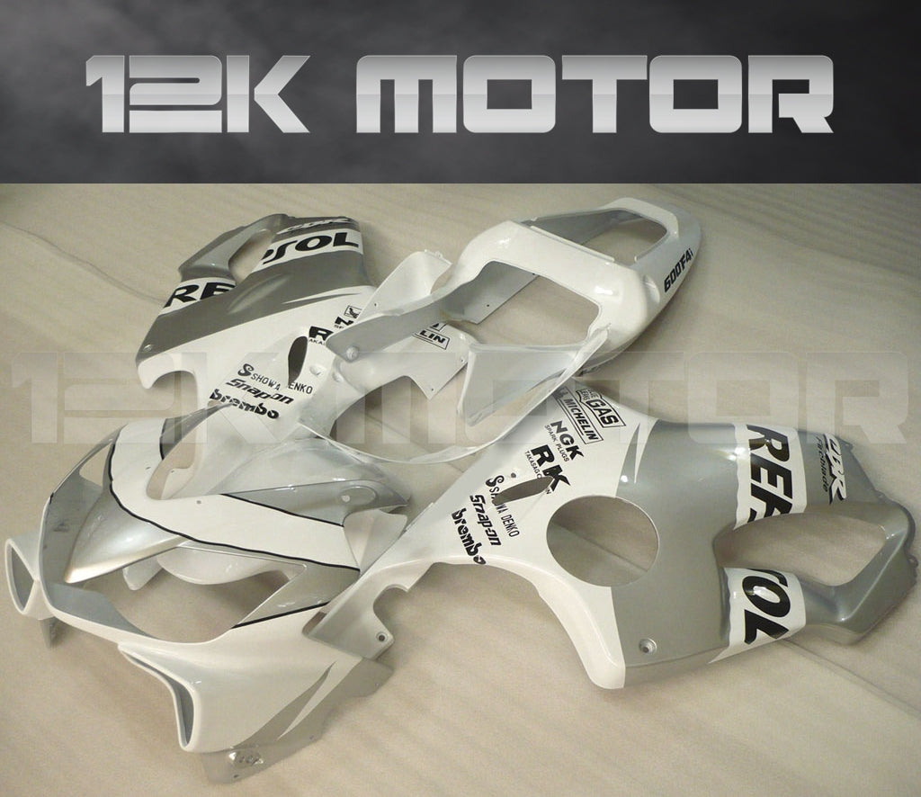Silver Fairing Fit for HONDA CBR600 F4i 2001 2002 2003 Aftermarket Fairing Kit