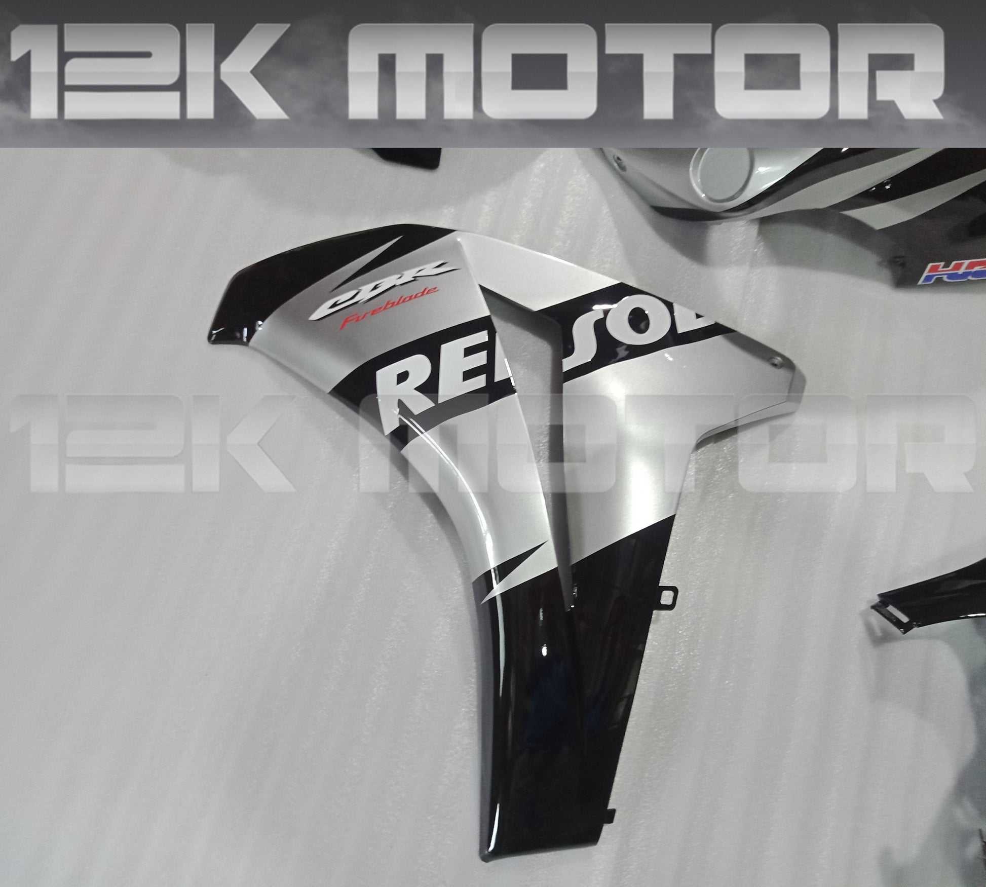 Silver and Black Repsol Fairing Kit For HONDA CBR1000RR 2008 2009 2010 2011
