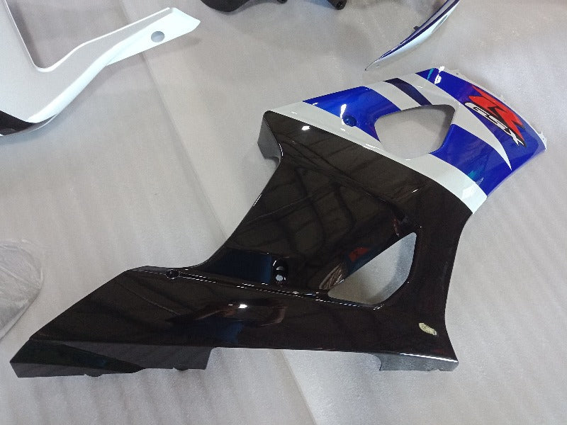 Suzuki GSXR 1000 fairings black blue 02