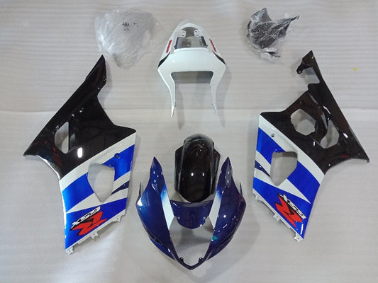 Suzuki GSXR 1000 fairings black blue 01