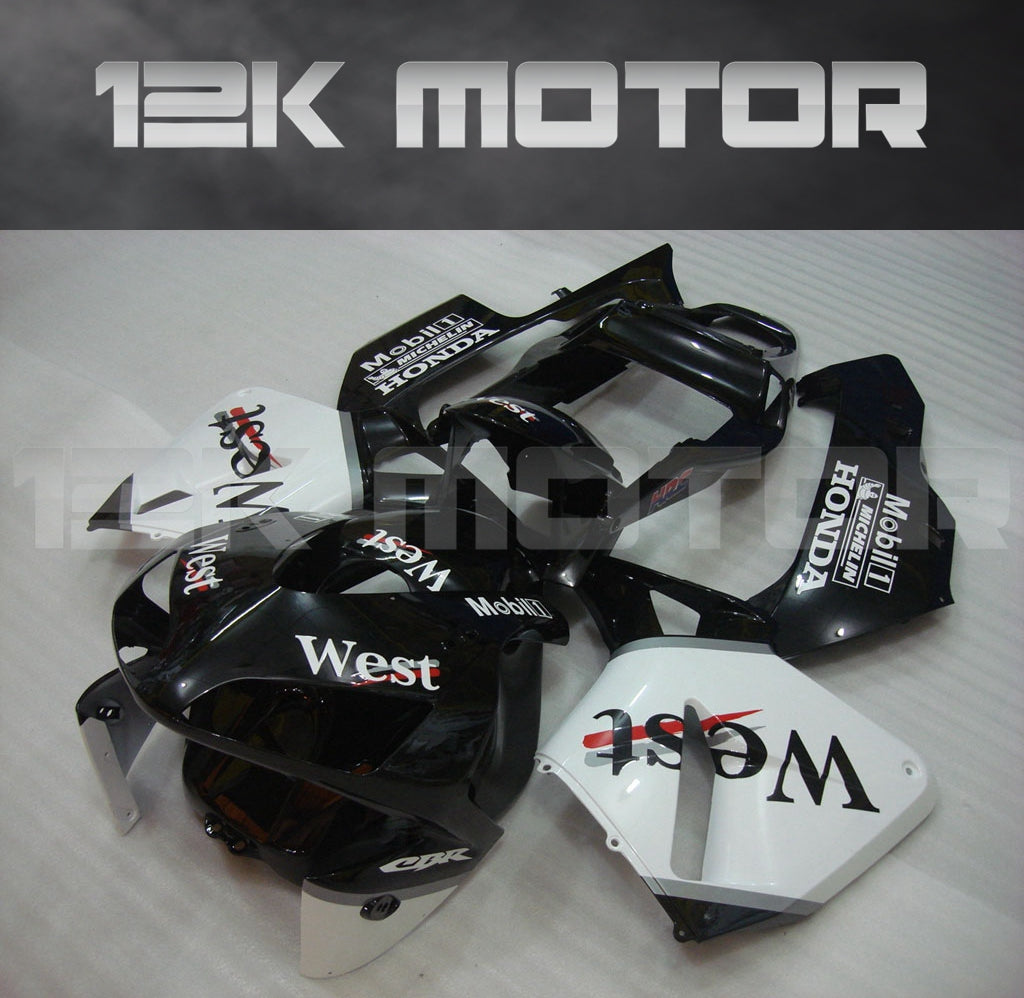 A set of motorcycle fairing panels for HONDA CBR600RR F5 2003 2004 aftermarket fairing kit, including front mudguard, front upper fairing, and side panels among others.