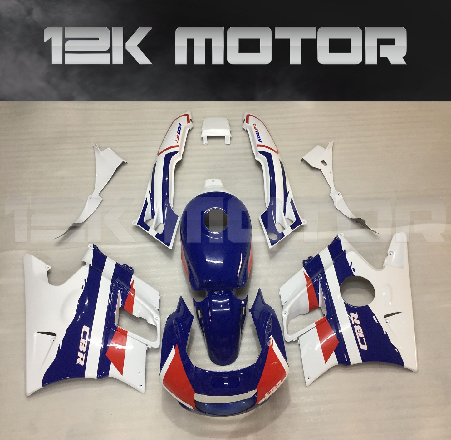 White Fairing kits Fit for HONDA CBR600RR F2 1991 1992 1993 1994 Aftermarket Fairing Kit