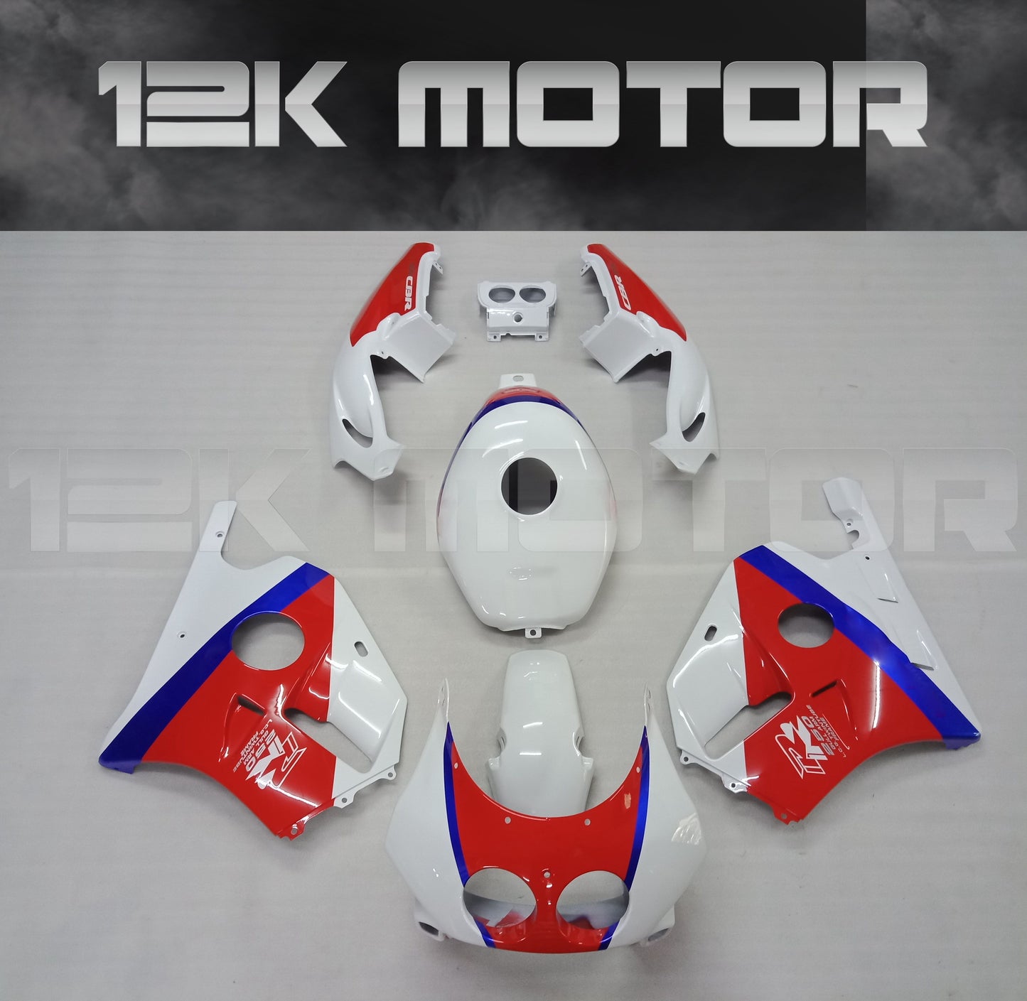 White Red Fairing for HONDA CBR250 RR MC22 1990-1999 Aftermarket Fairing kits