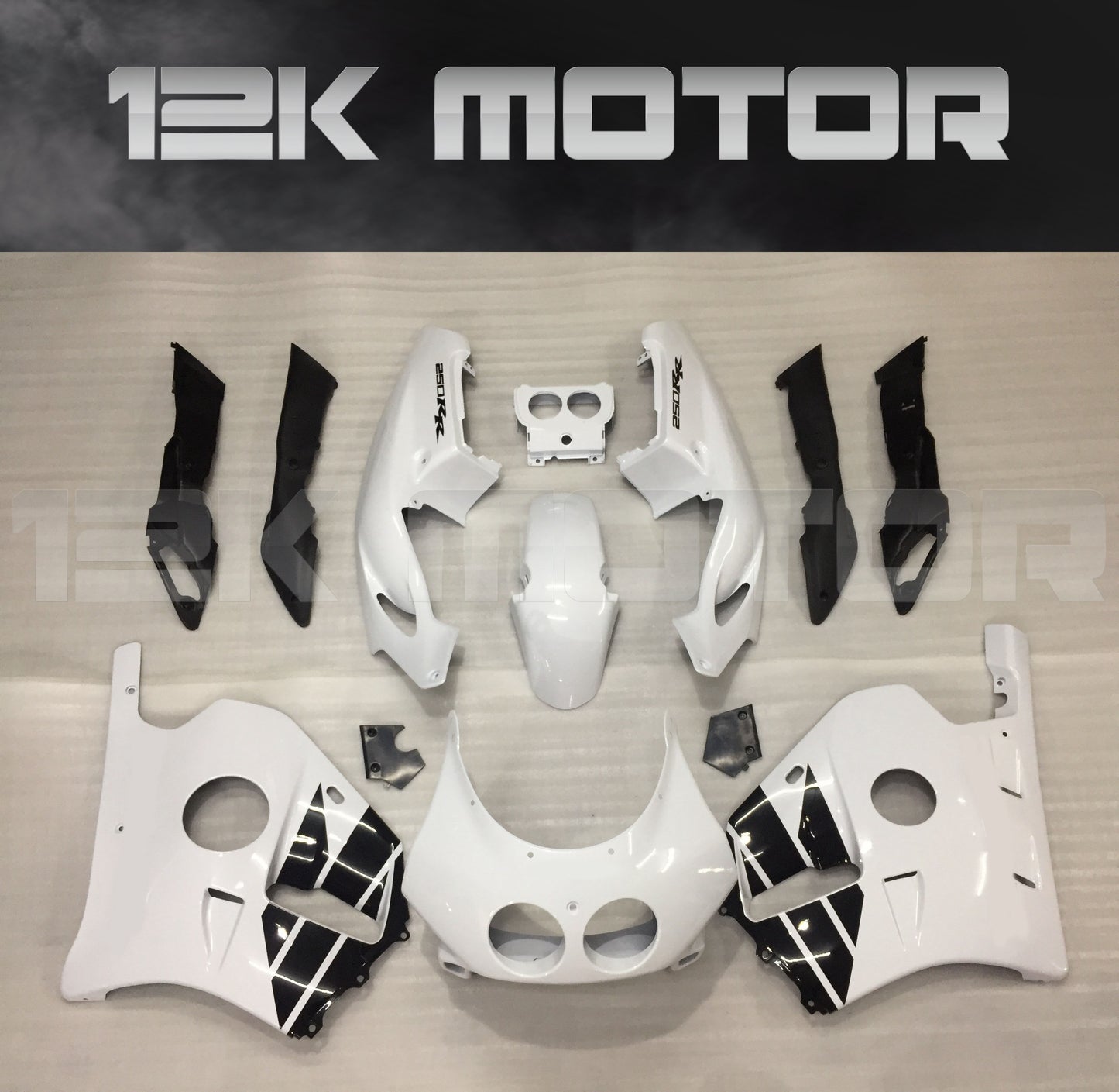 White Red Fairing for HONDA CBR250 RR MC22 1990-1999 Aftermarket Fairing kits