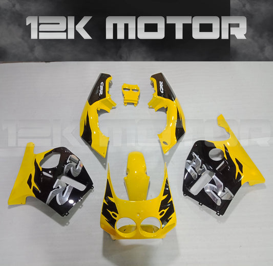 Yellow Fairing set Fit For HONDA CBR250RR MC19 1988 1989 Aftermarket Fairing Kit