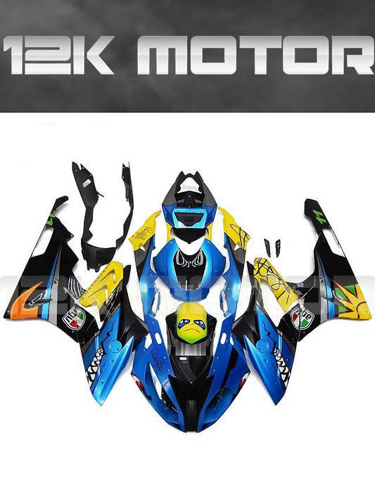 BMW S1000RR 2015-2018 Blue Shark Fairing | 12K MOTOR