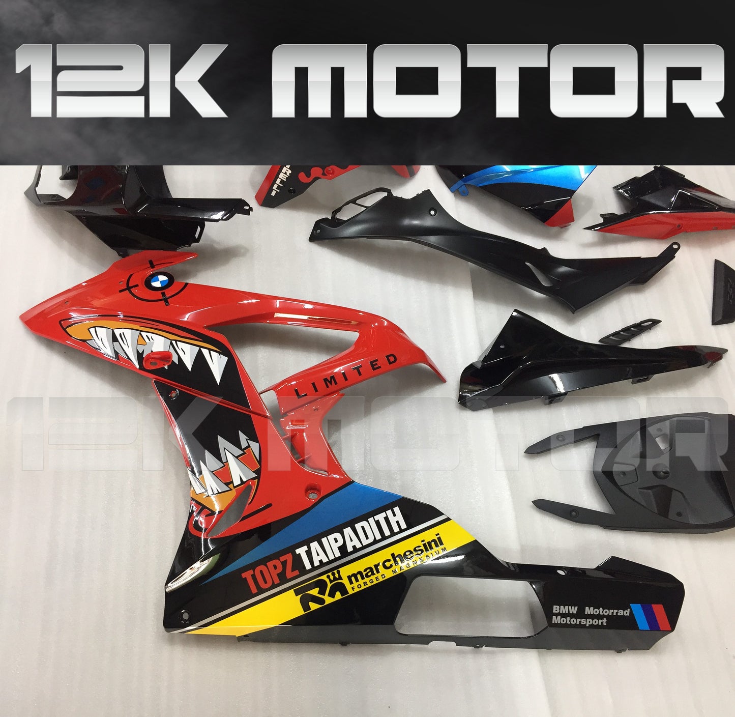 BMW S1000RR 2015-2018 Shark Fairing | 12K MOTOR