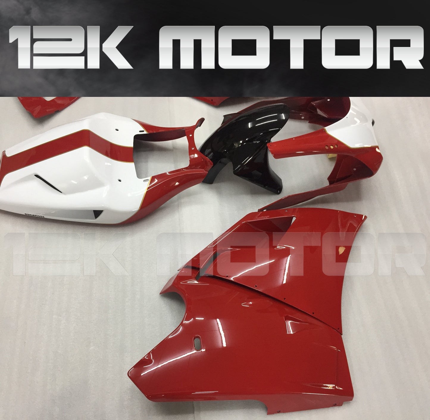 Ducati 748/916/996/998 Fairing Red and White | 12K MOTOR