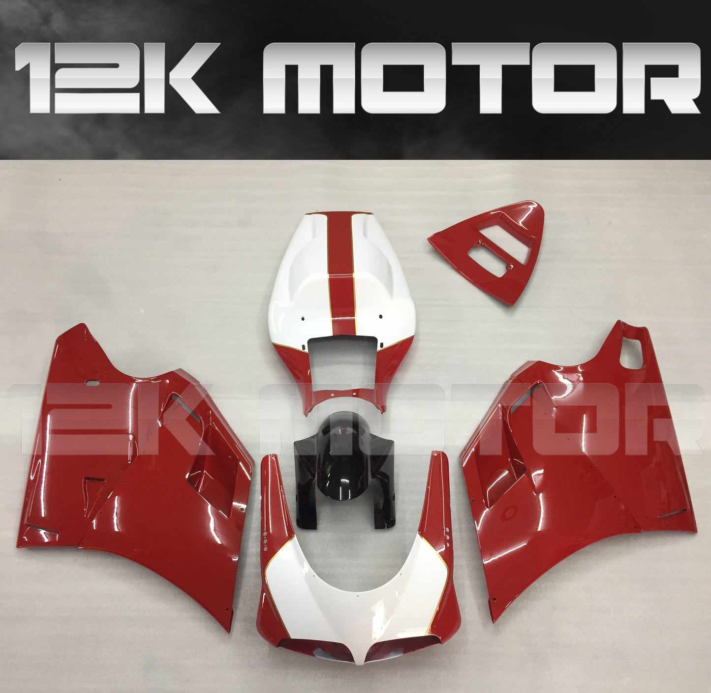 Ducati 748/916/996/998 Fairing Red and White | 12K MOTOR