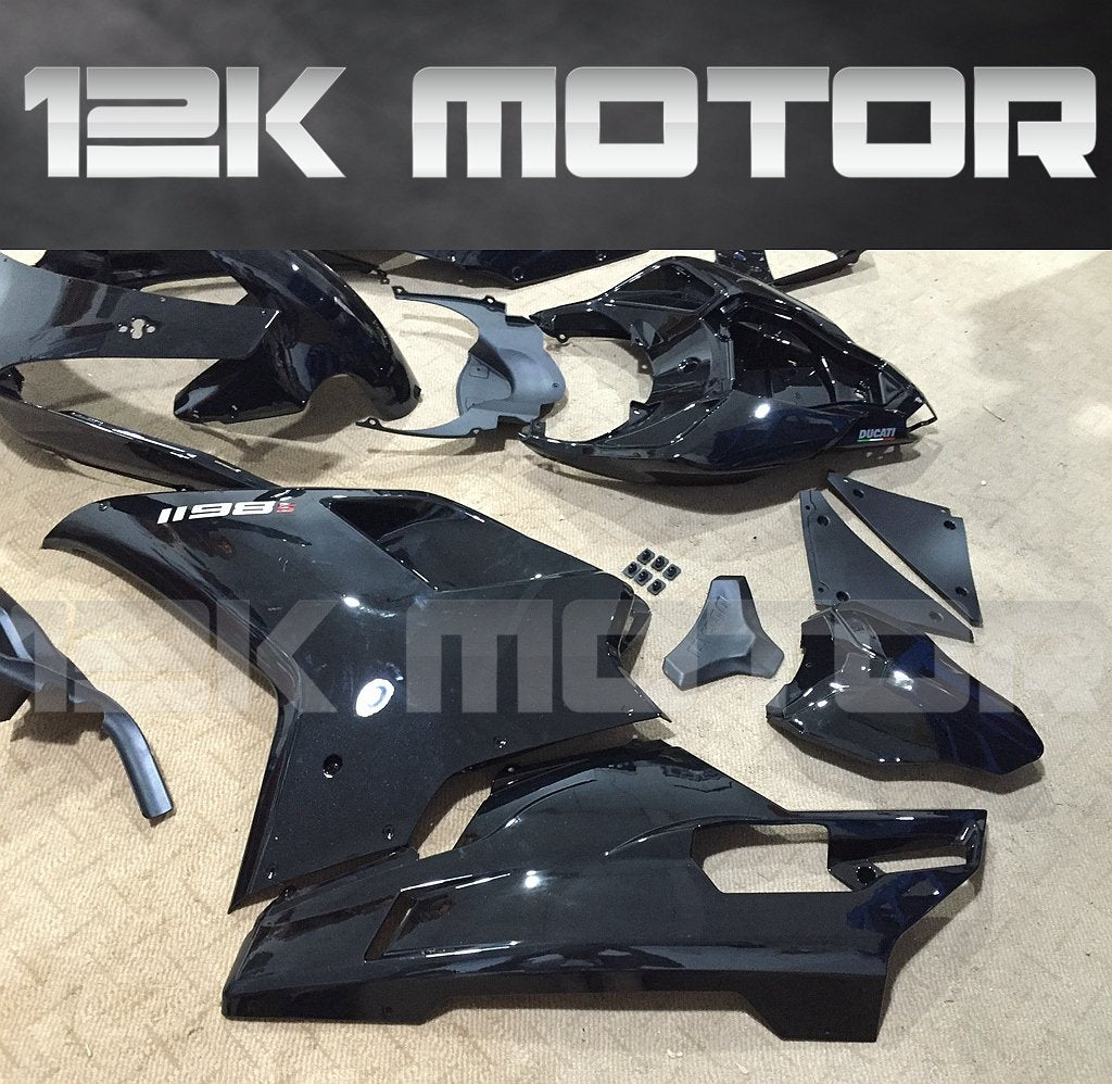 Ducati 848/1098/1198 Gloss Black Fairing | 12K MOTOR
