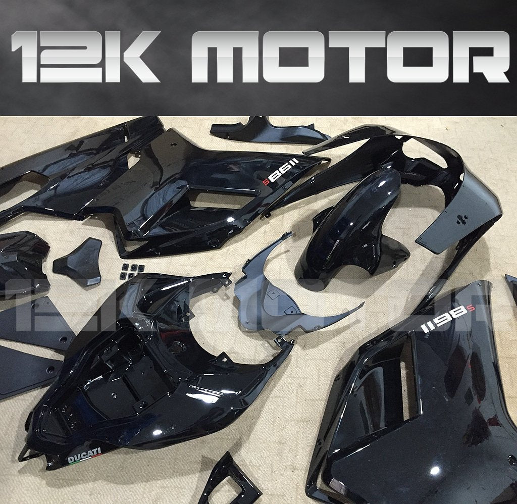 Ducati 848/1098/1198 Gloss Black Fairing | 12K MOTOR