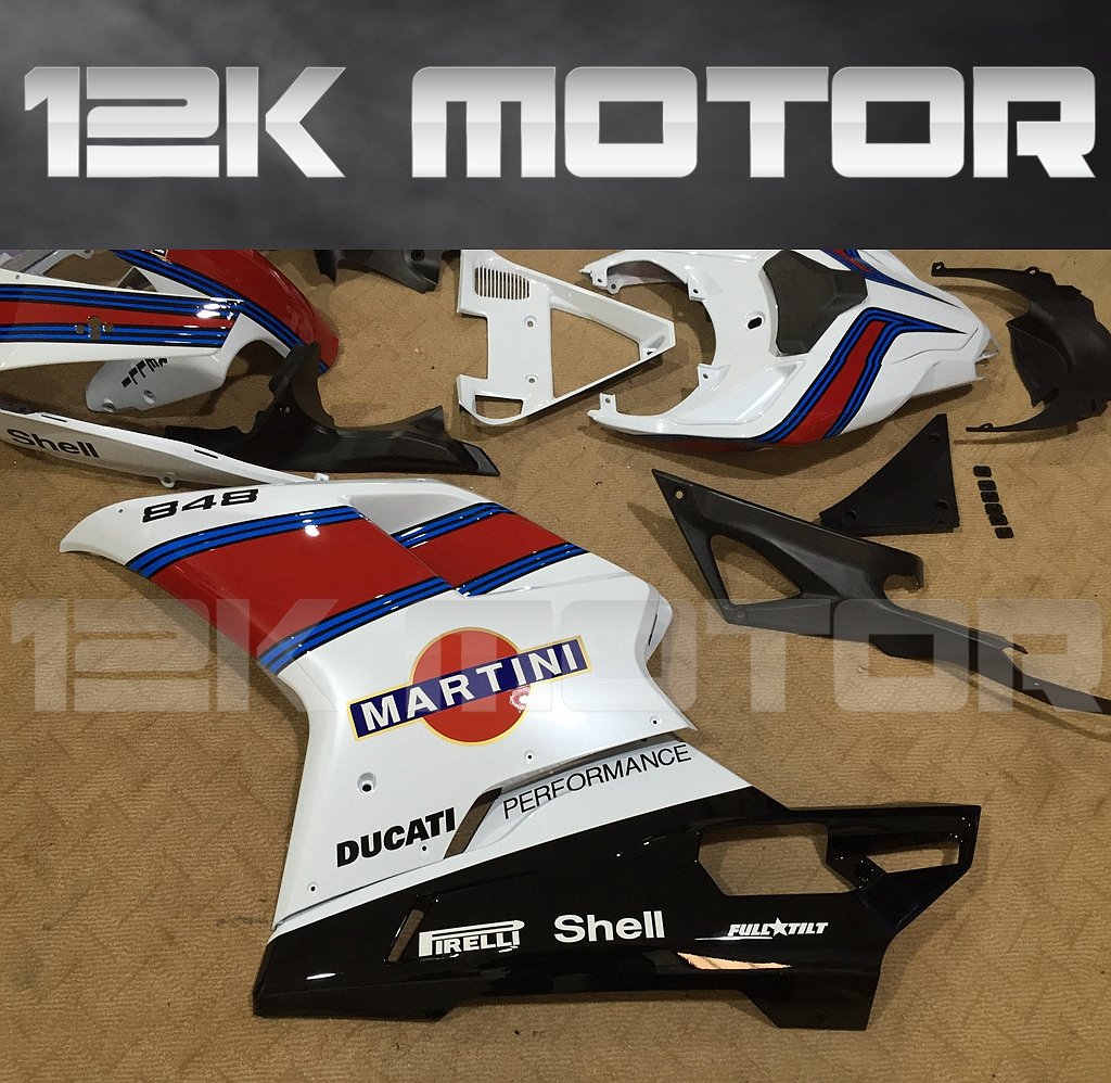 Ducati 848/1098/1198 Martini Fairing | 12K MOTOR
