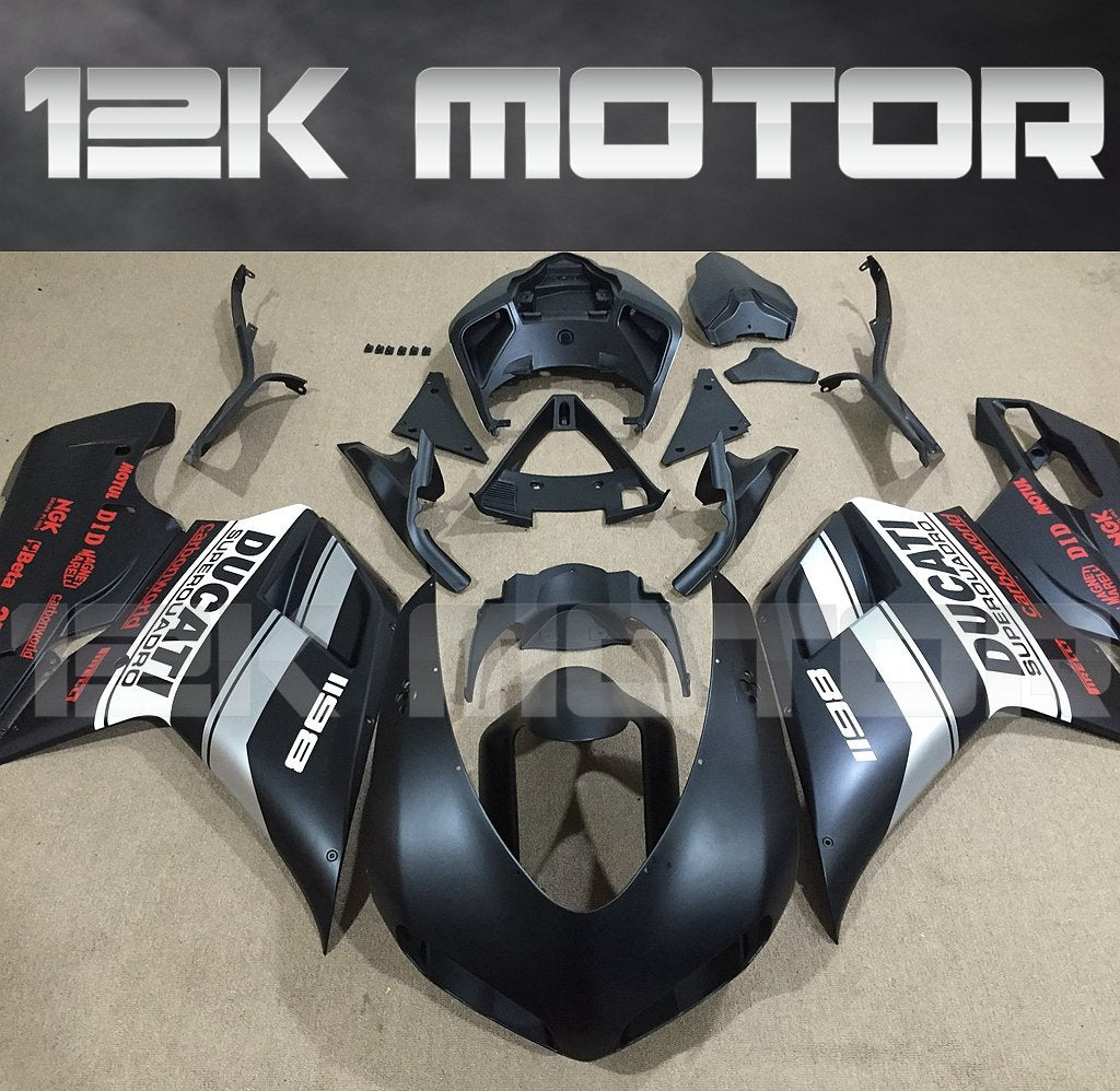 Ducati 848/1098/1198 Satin Black Fairing | 12K MOTOR