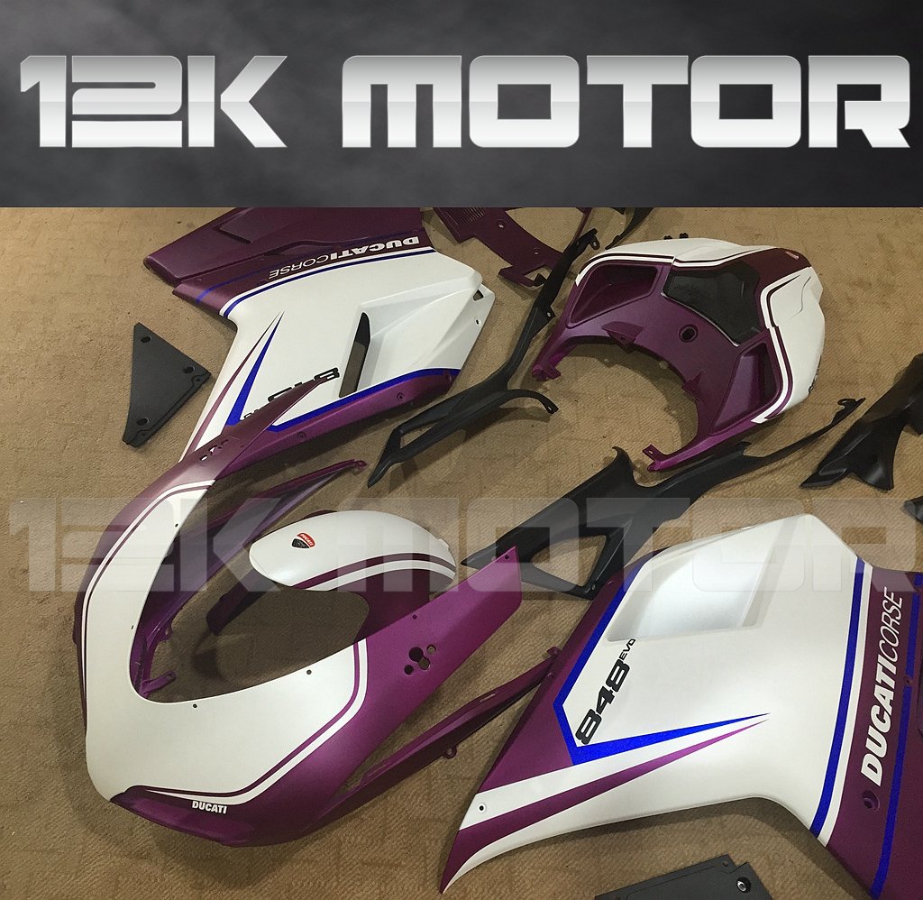 Ducati 848/1098/1198 Satin Purple Fairing | 12K MOTOR