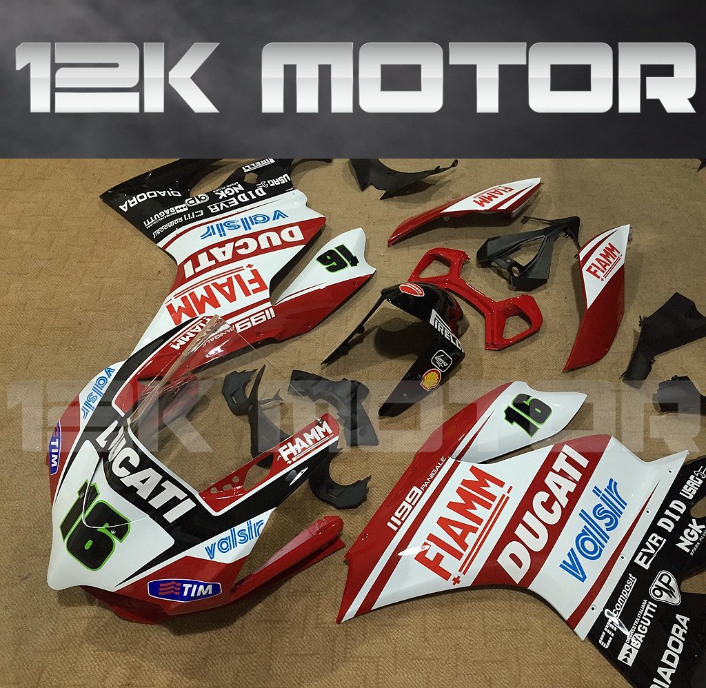 Ducati 899/1199 FIAMM Design Fairing | 12K MOTOR