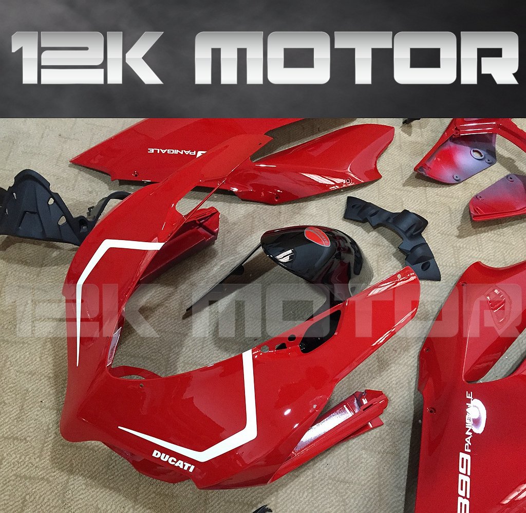 Ducati 899/1199 Plain Red Fairing | 12K MOTOR