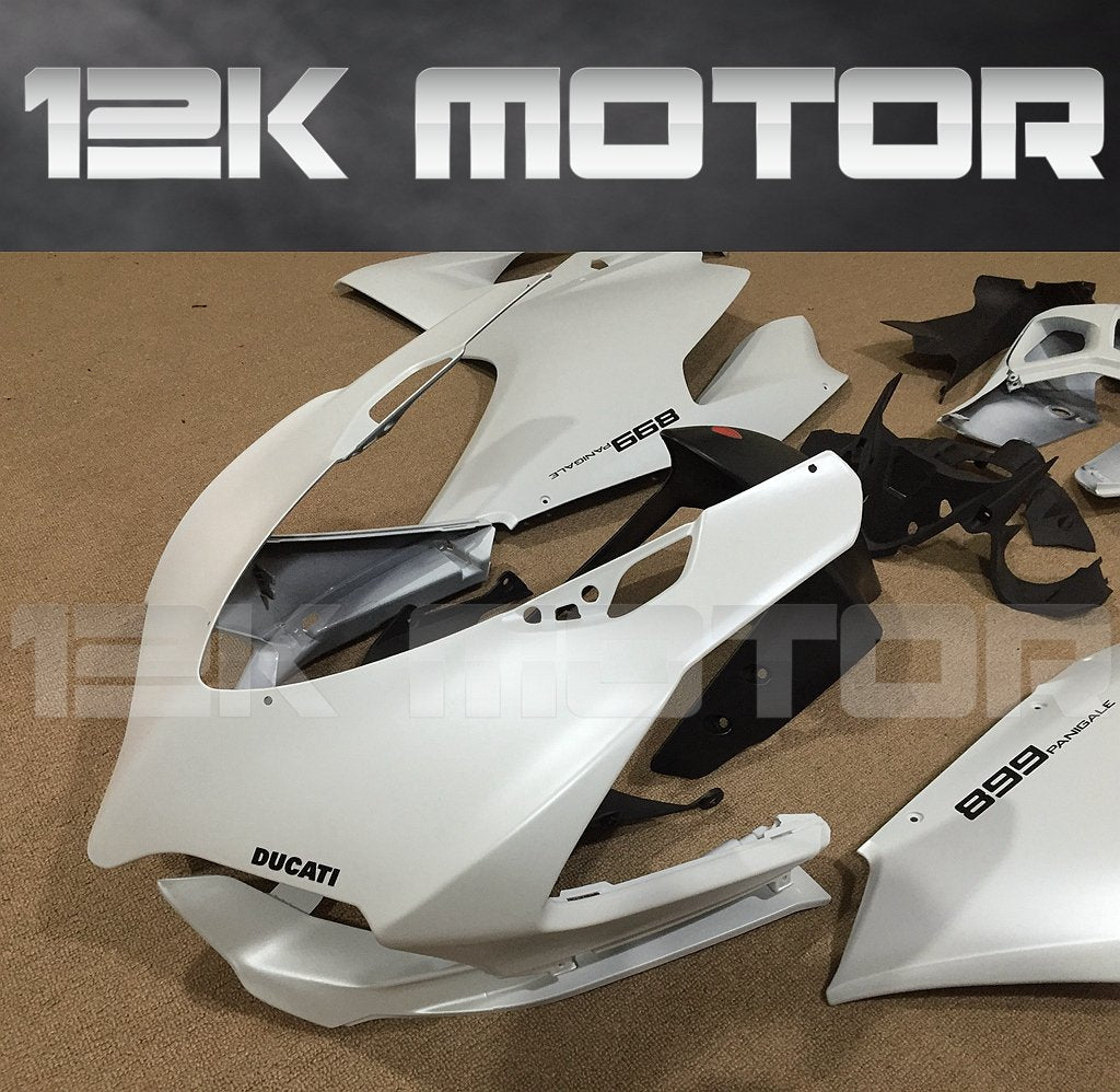 Ducati 899/1199 Satin Pearl White Fairing | 12K MOTOR