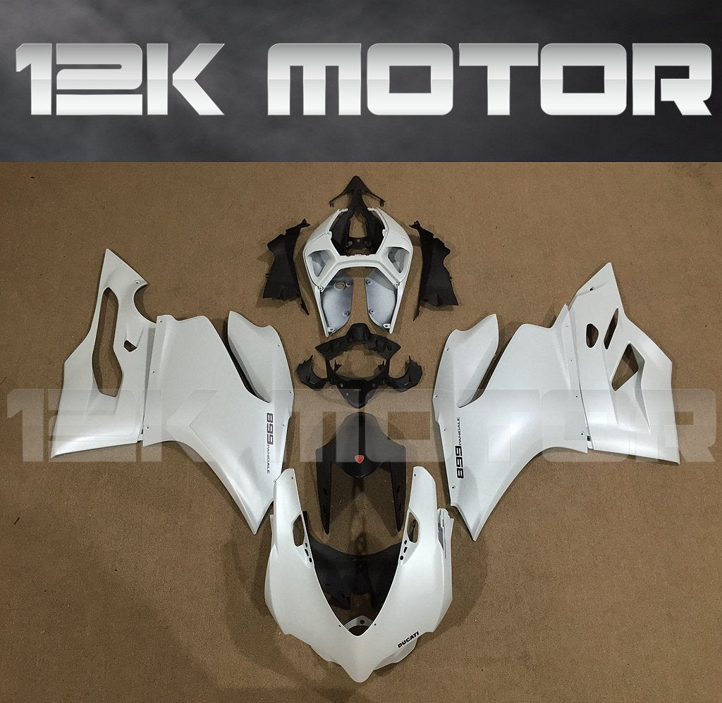 Ducati 899/1199 Satin Pearl White Fairing | 12K MOTOR