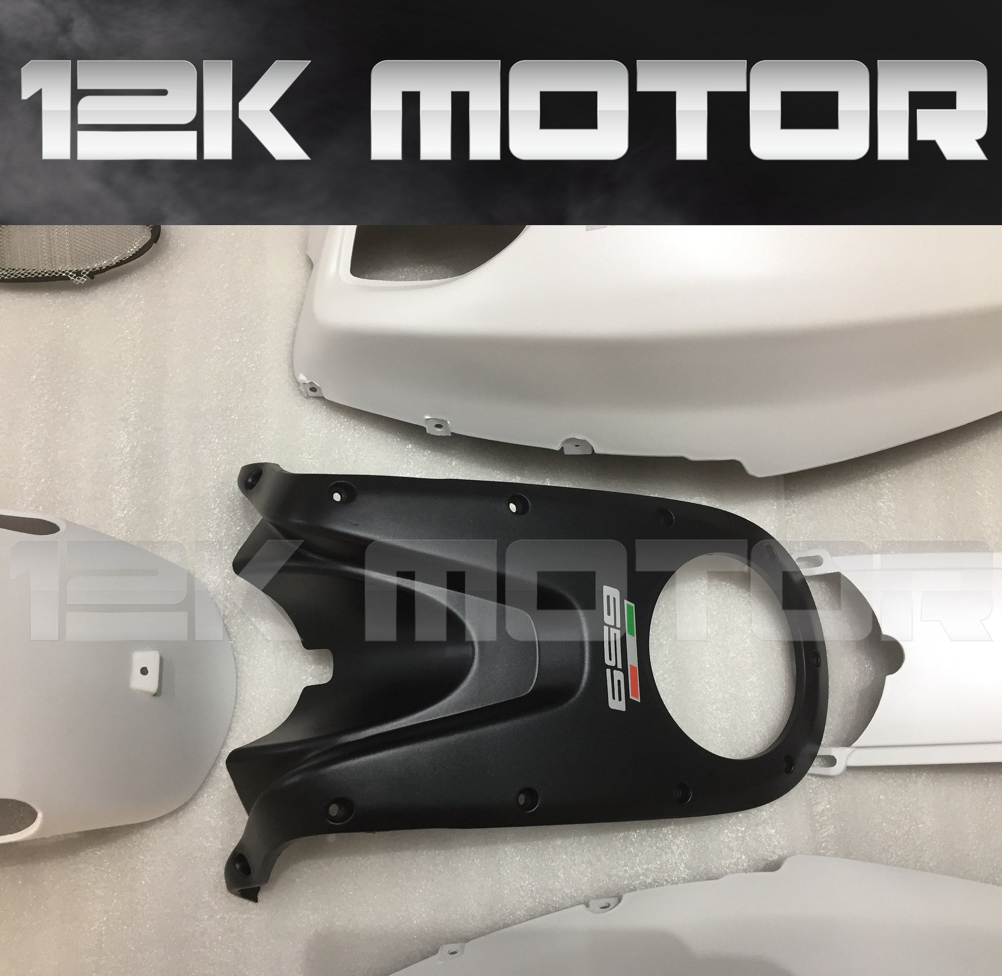 Ducati Monster 696/795/796/1100 Pearl White Fairing | 12K MOTOR