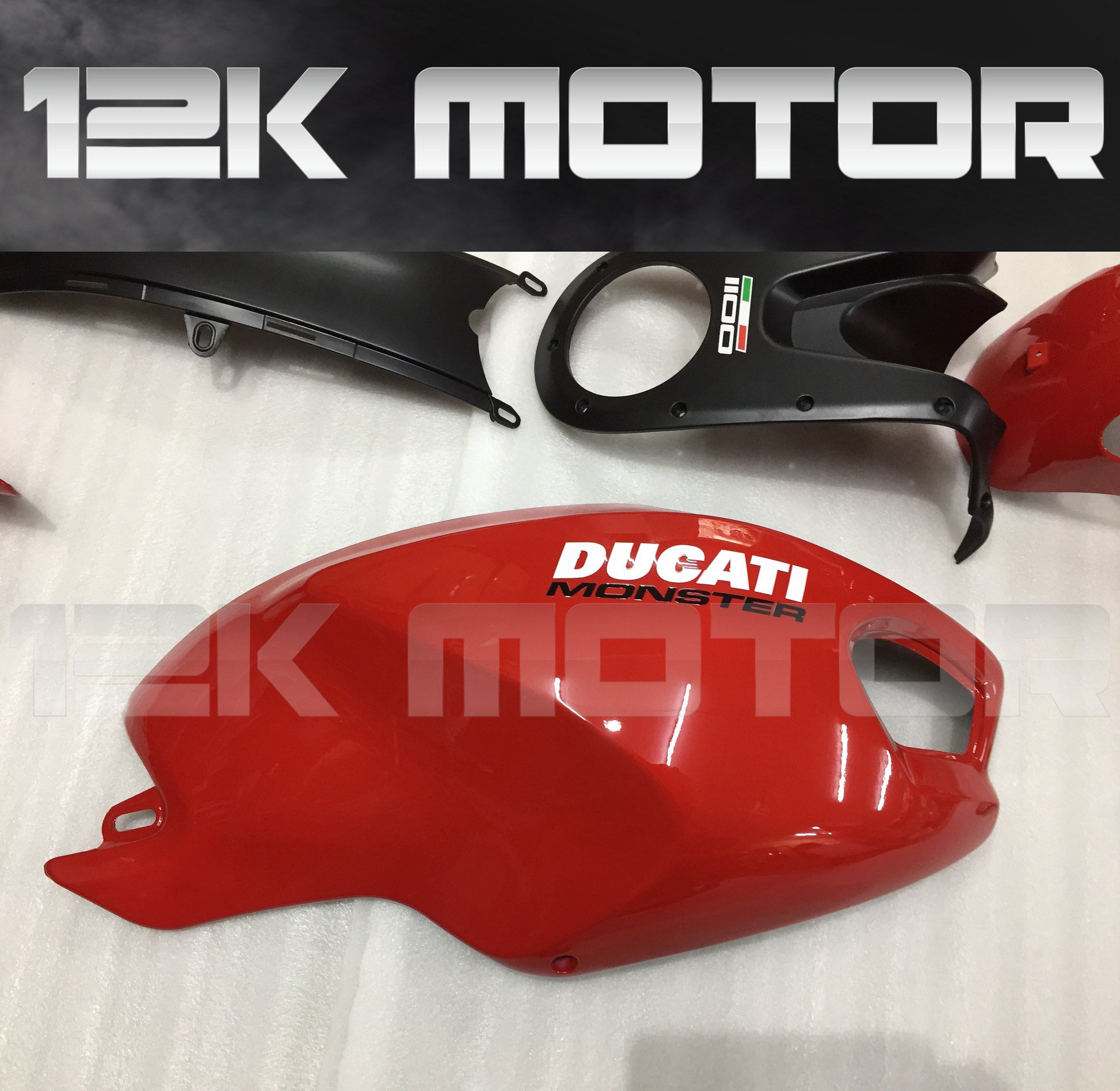 Ducati Monster 696/795/796/1100 Red Fairing | 12K MOTOR