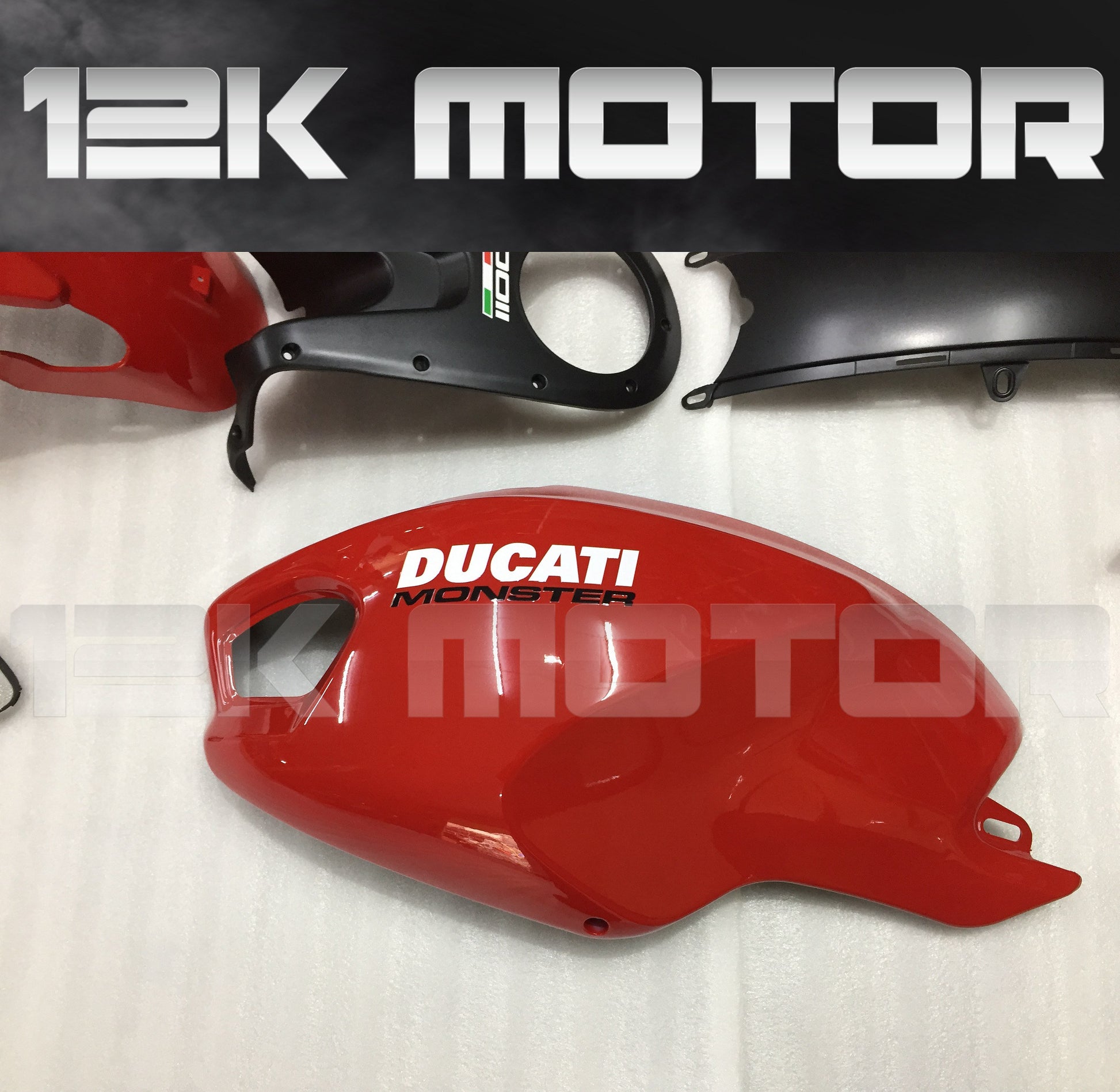 Ducati Monster 696/795/796/1100 Red Fairing | 12K MOTOR