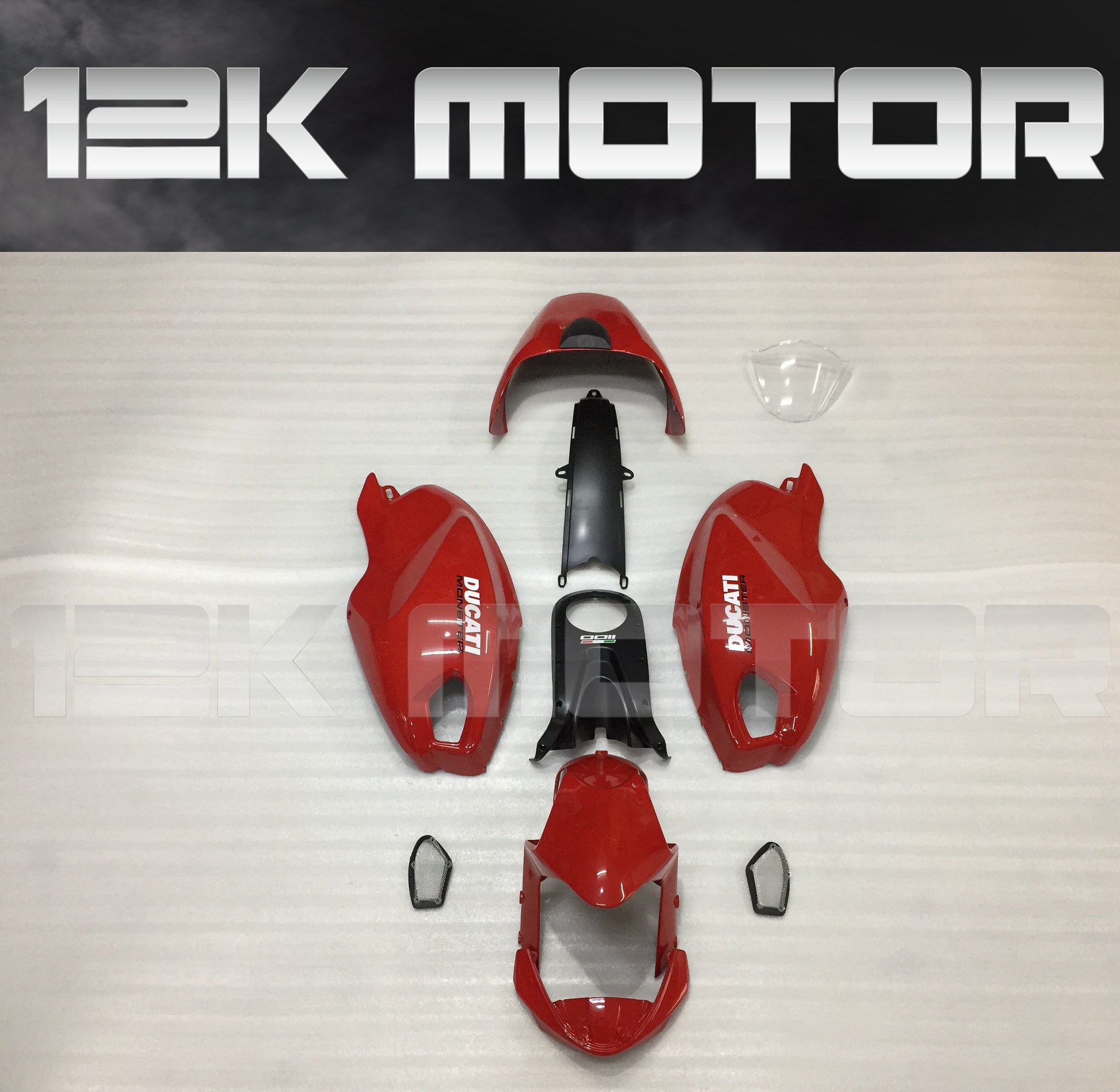 Ducati Monster 696/795/796/1100 Red Fairing | 12K MOTOR