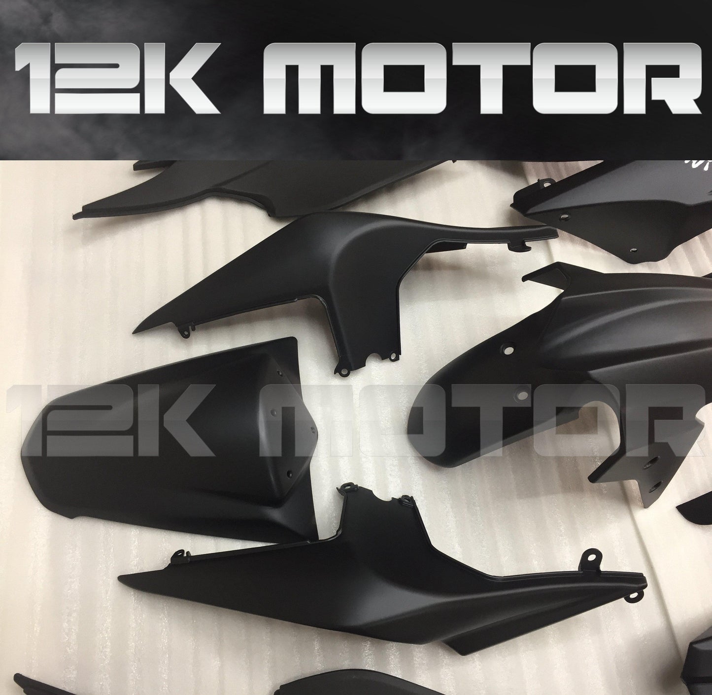 KAWASAKI Ninja 250 2008-2012 Matt Black Fairing | 12K MOTOR