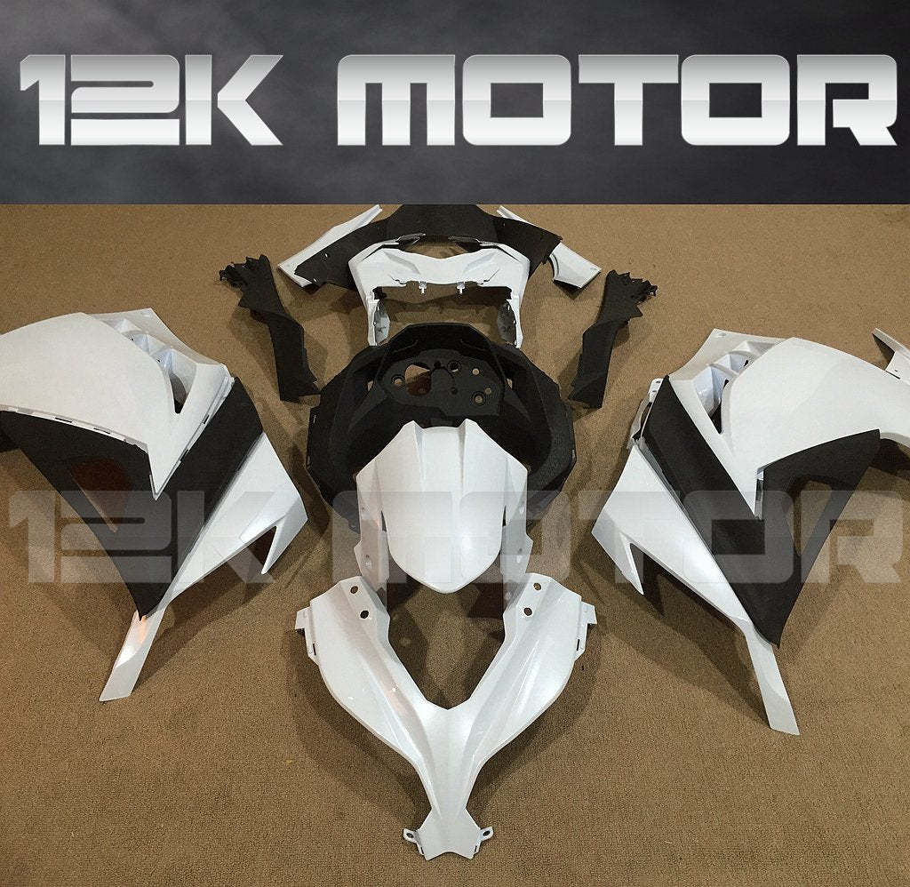 KAWASAKI Ninja 300 2012-2017 White Fairing | 12K MOTOR