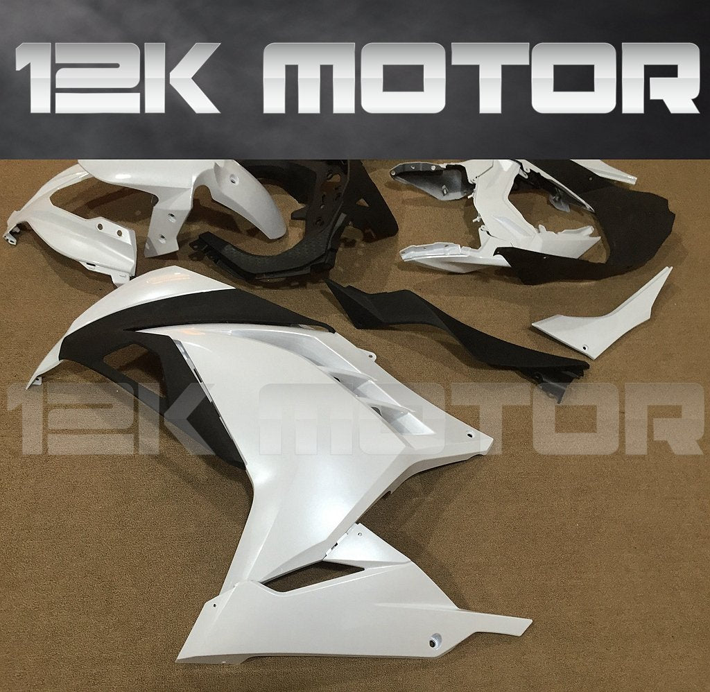 KAWASAKI Ninja 300 2012-2017 White Fairing | 12K MOTOR