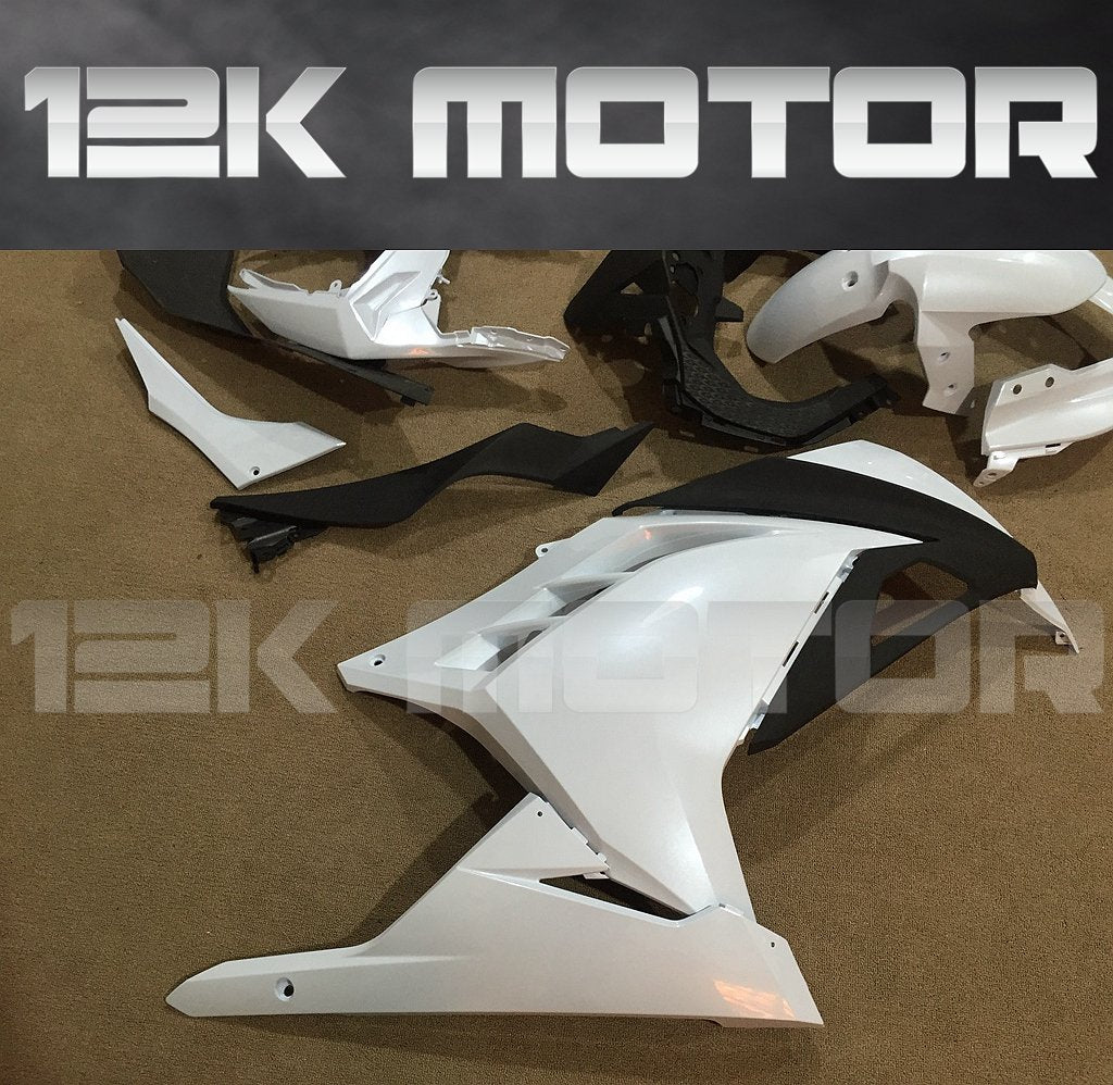 KAWASAKI Ninja 300 2012-2017 White Fairing | 12K MOTOR