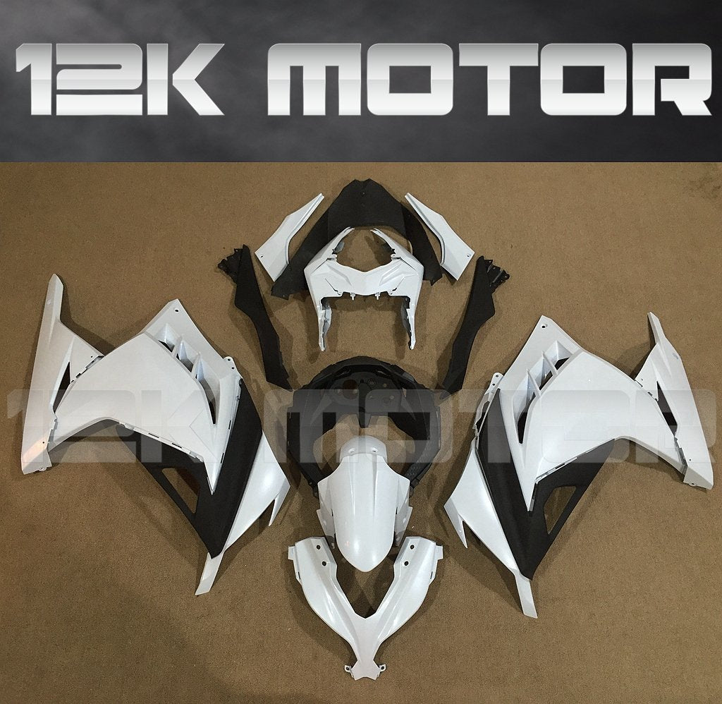 KAWASAKI Ninja 300 2012-2017 White Fairing | 12K MOTOR